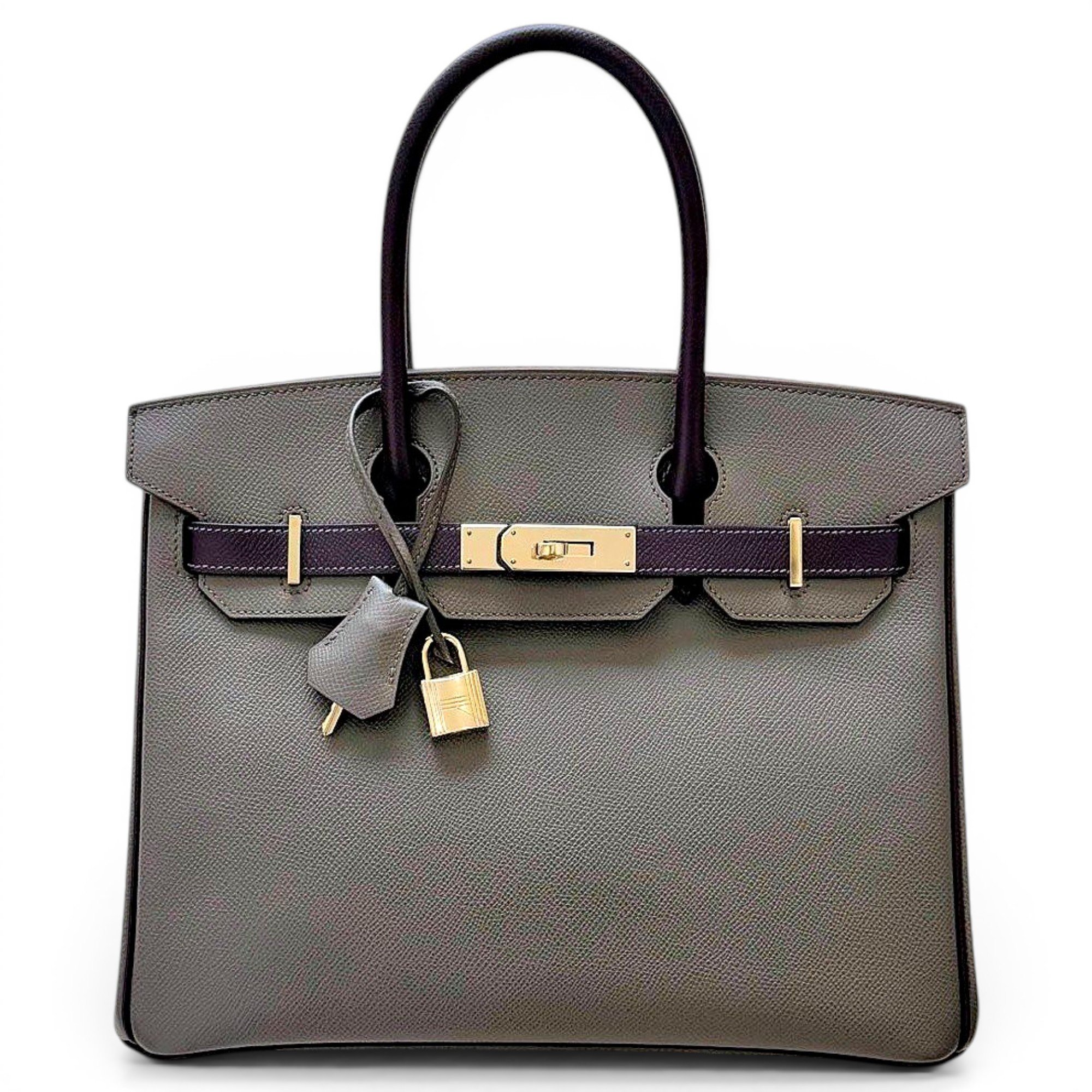 Birkin 30 leather handbag