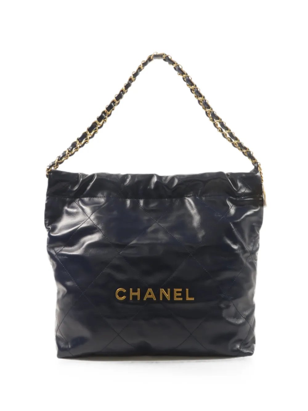 small 22 quilted shoulder bag