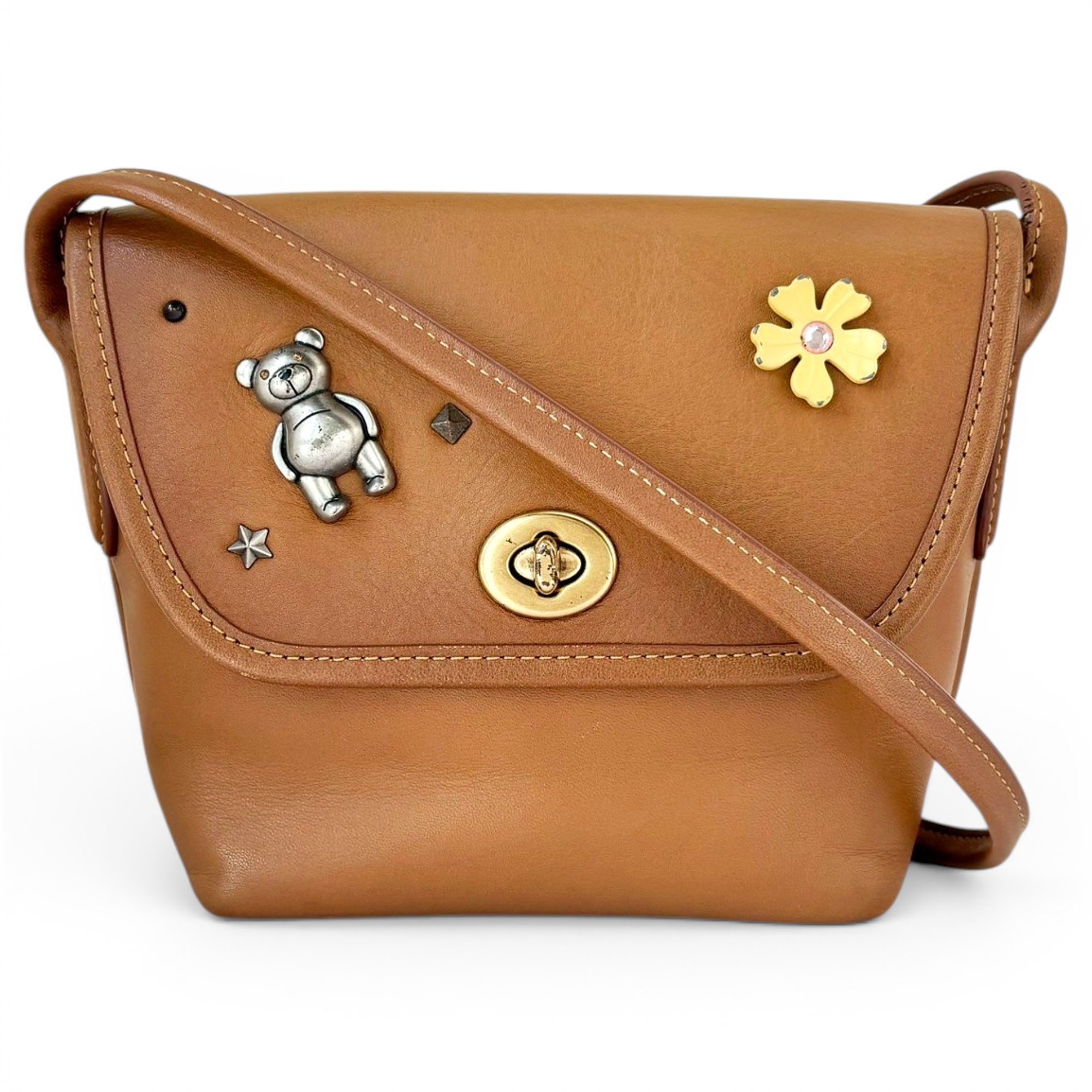Leather crossbody bag