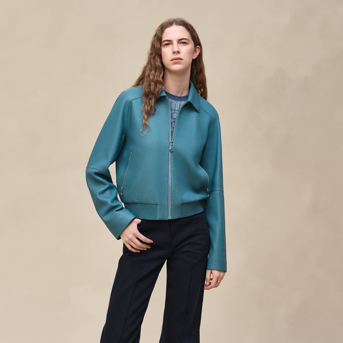 Bleu Canal Short Jacket