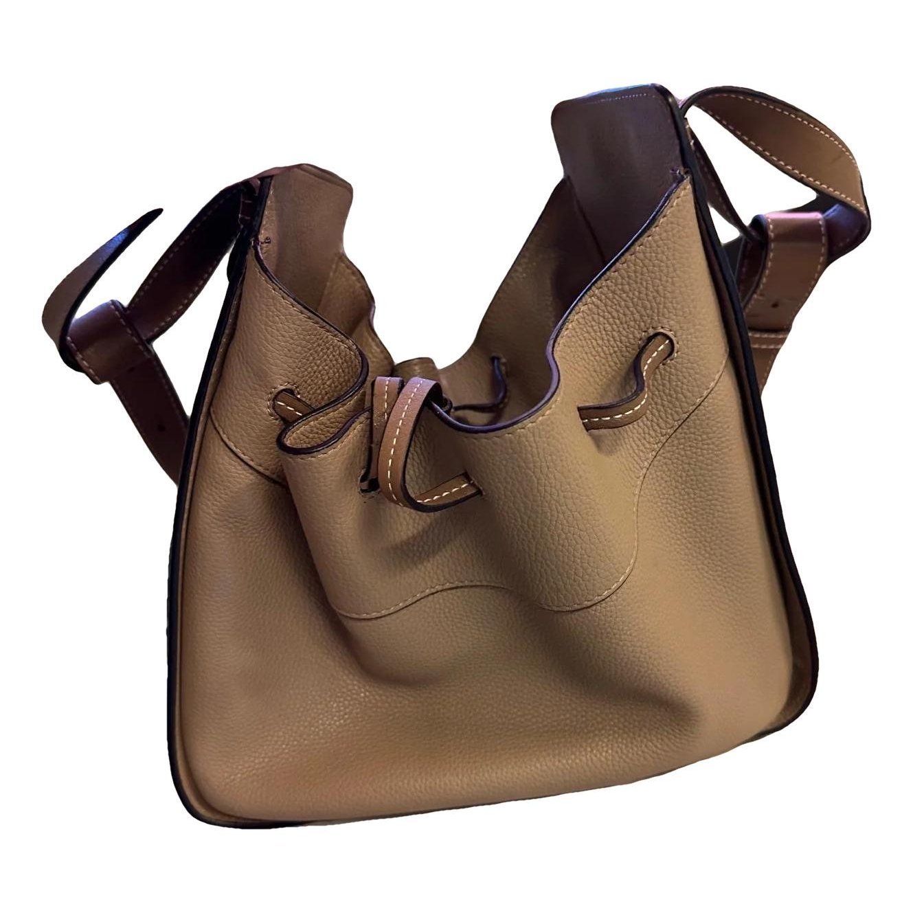 Hammock leather handbag