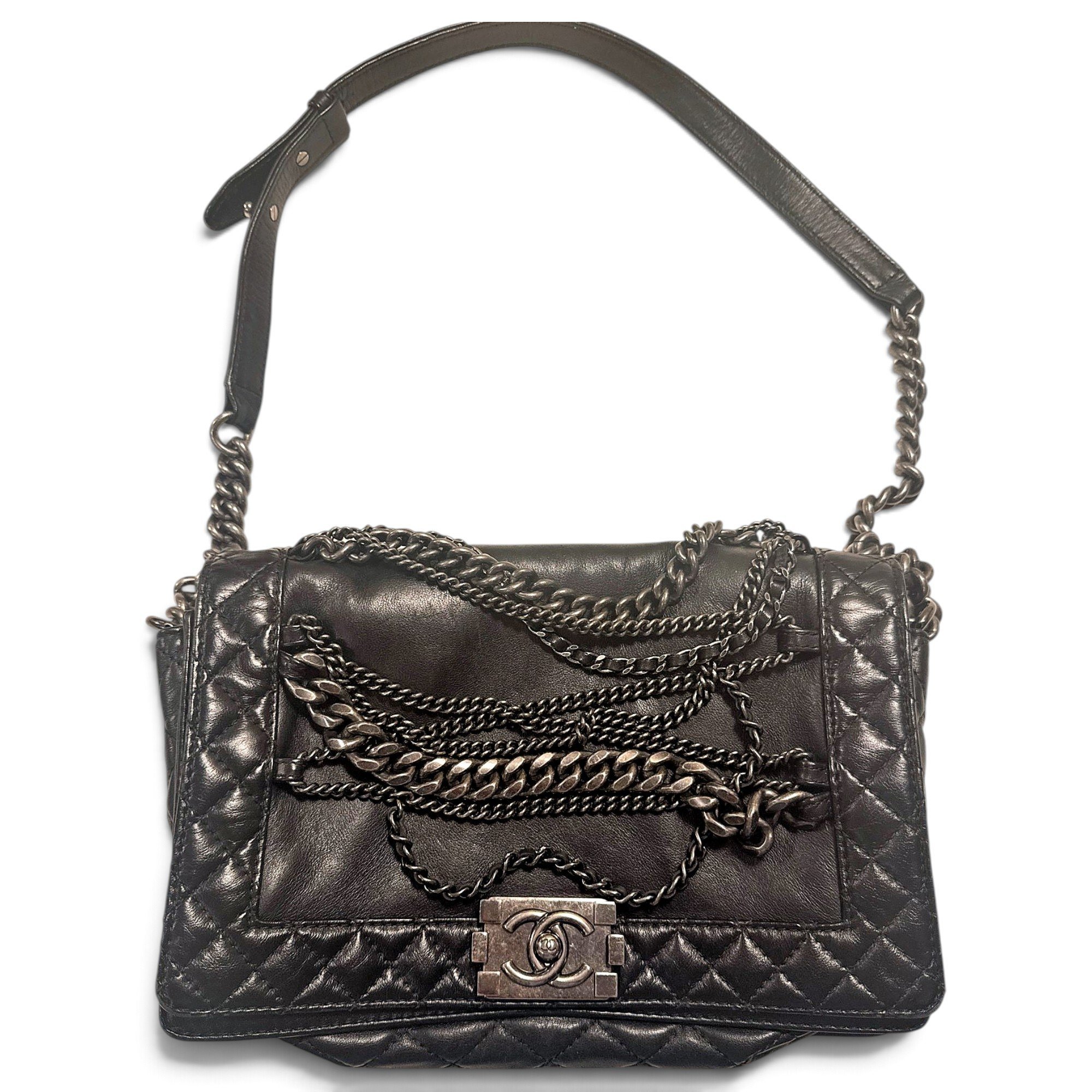 Boy leather handbag