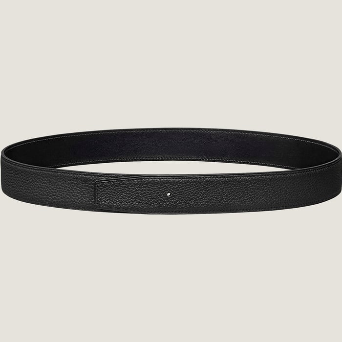 Noir Reversible Leather Strap 32 MM