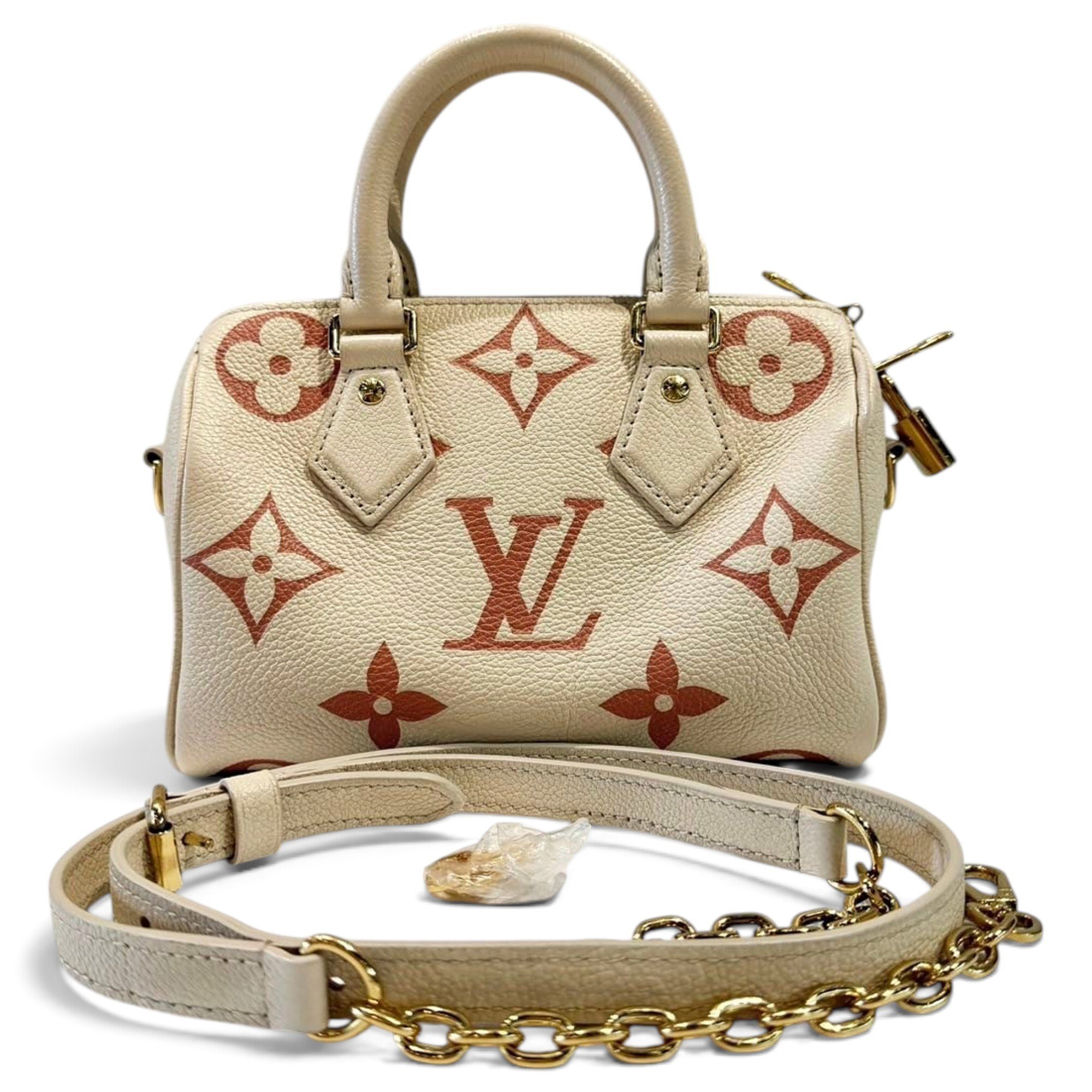 Speedy leather handbag