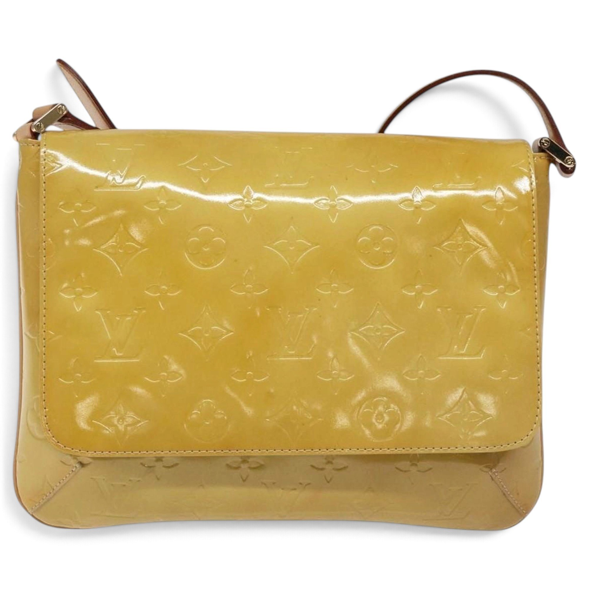 Thompson patent leather handbag