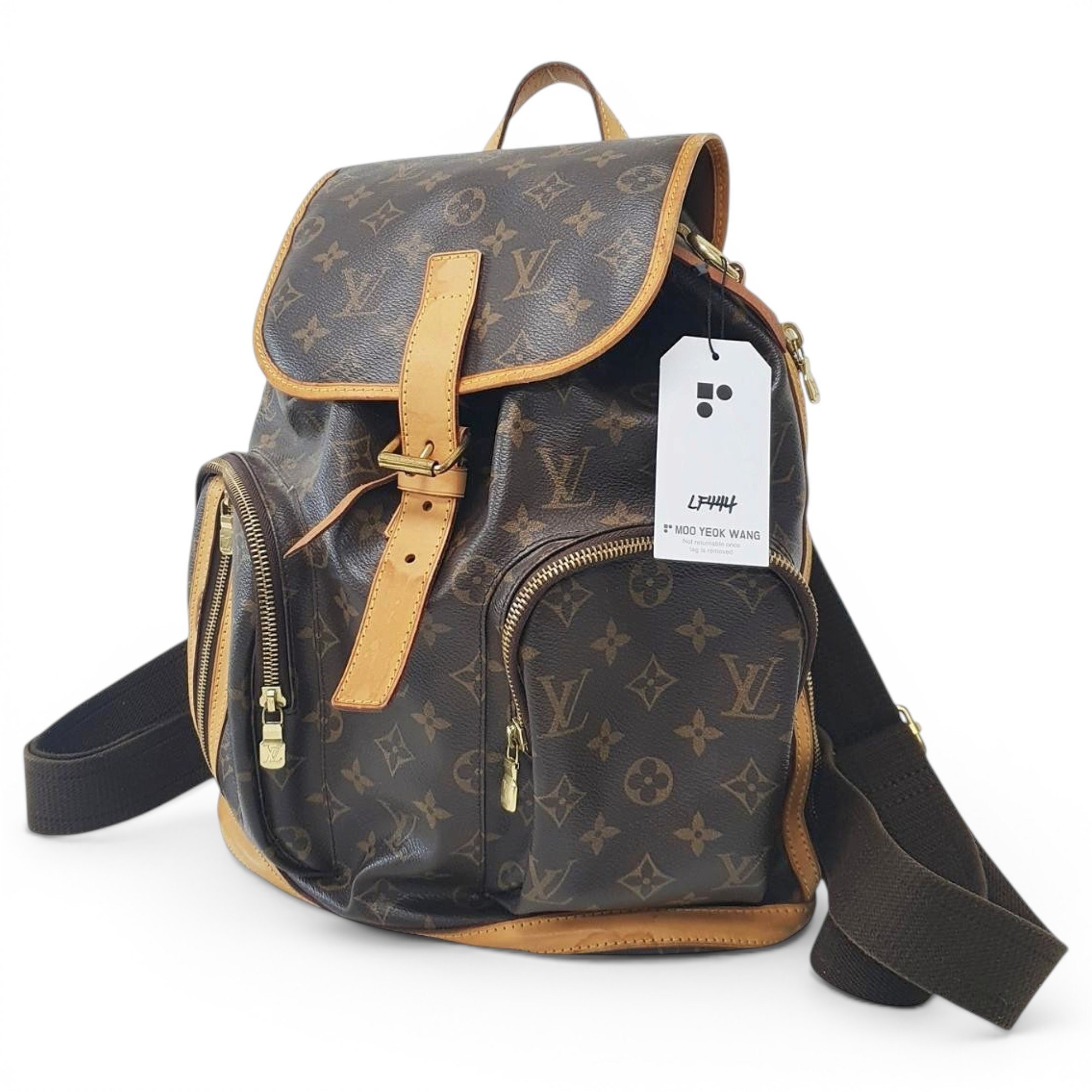 Leather backpack