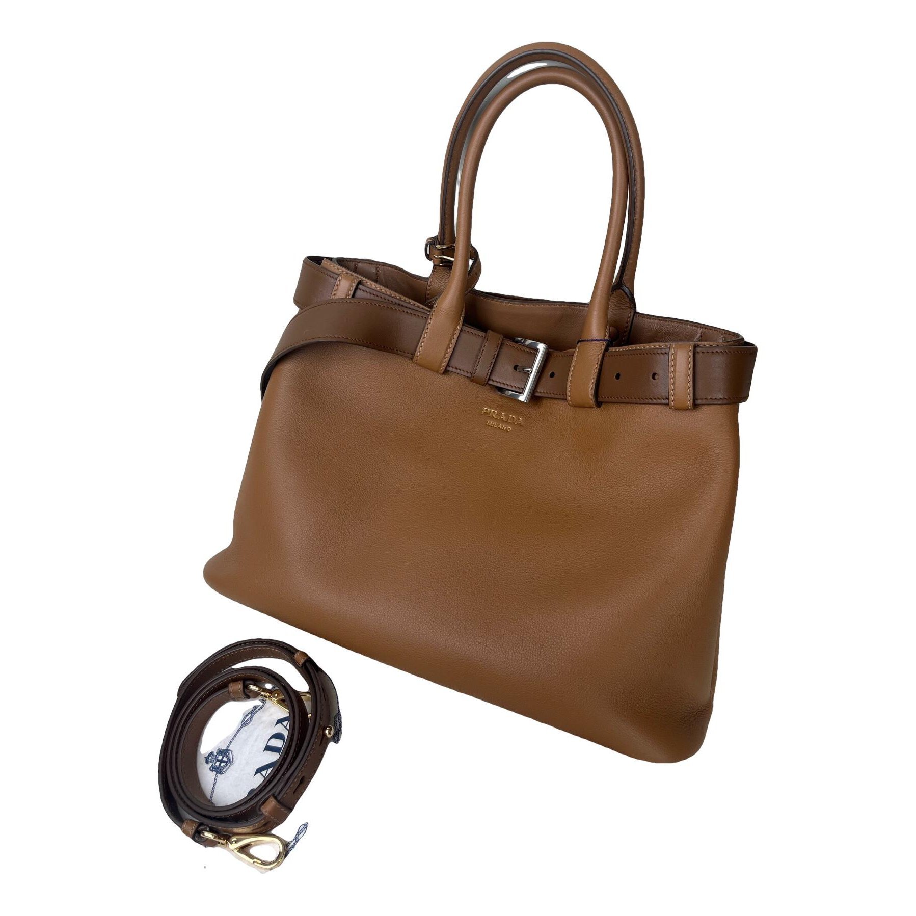 Leather handbag