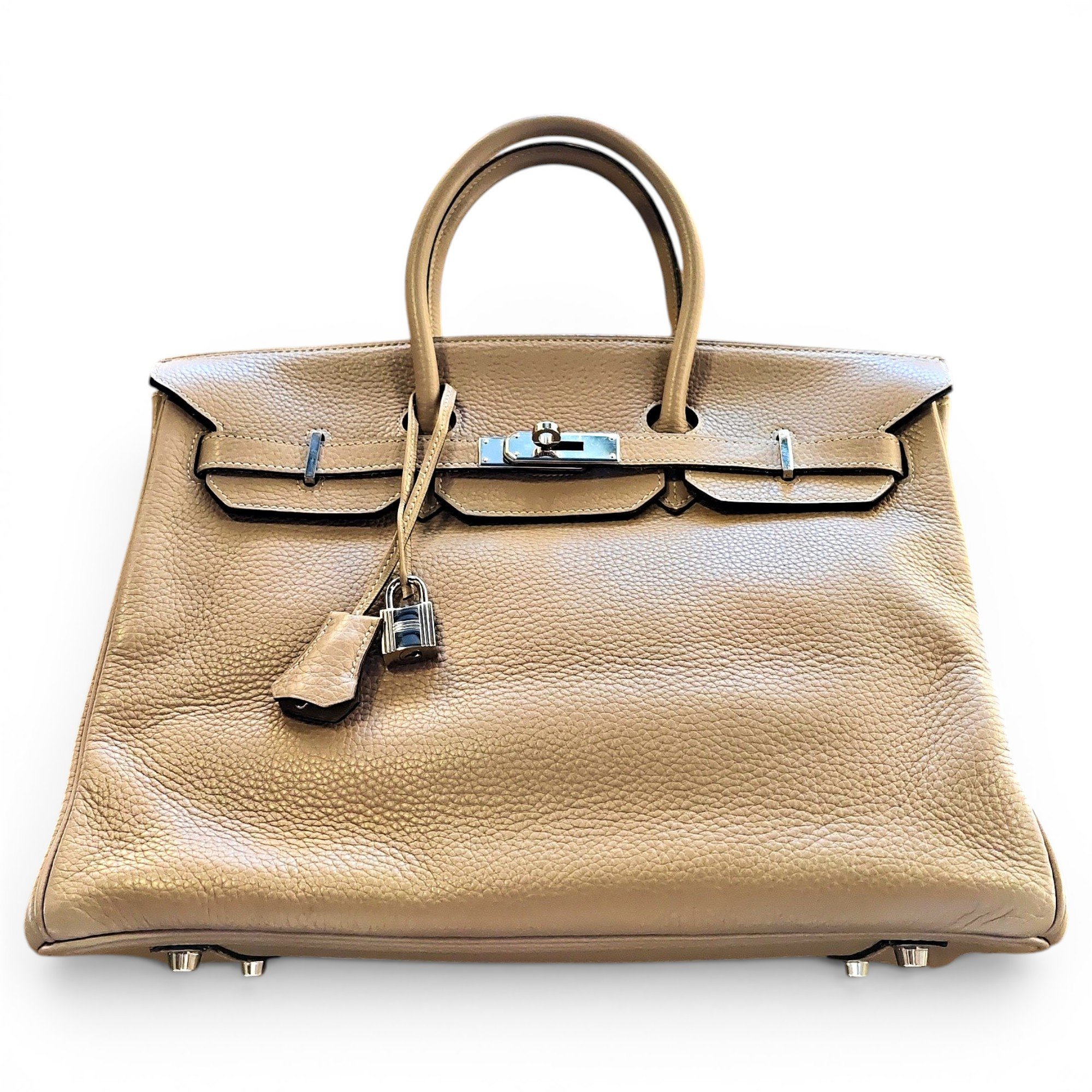 Birkin 35 leather handbag