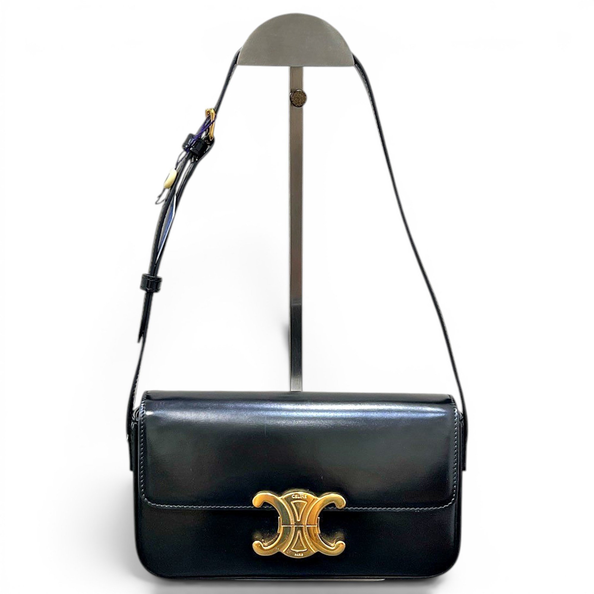 Triomphe leather handbag