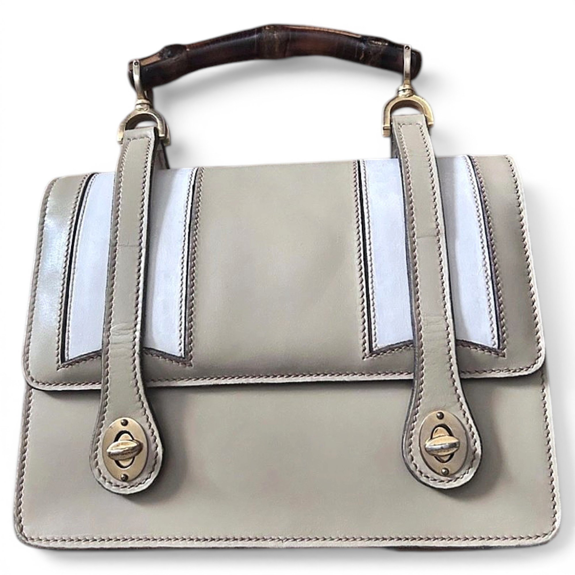 Bamboo leather mini bag