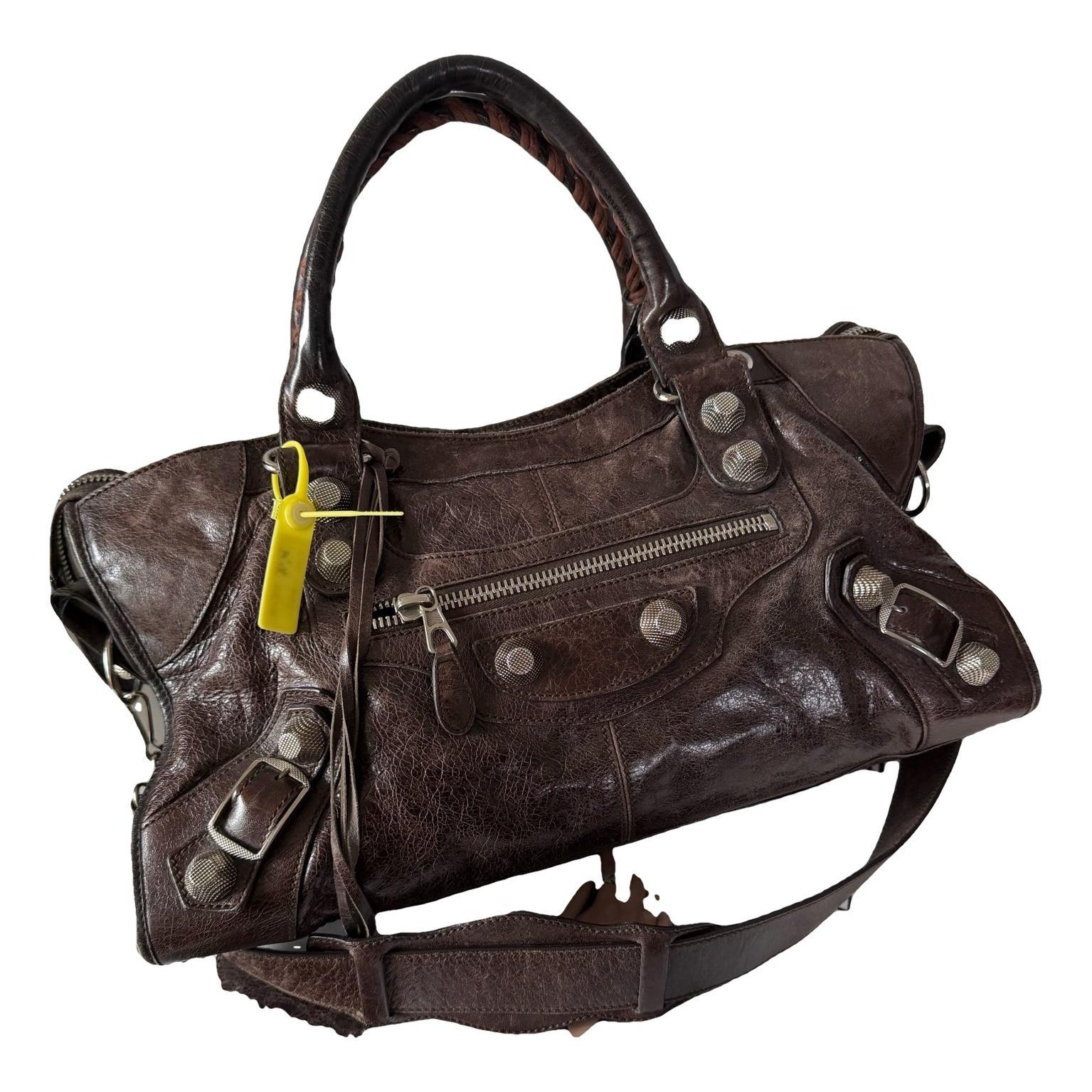 Leather handbag