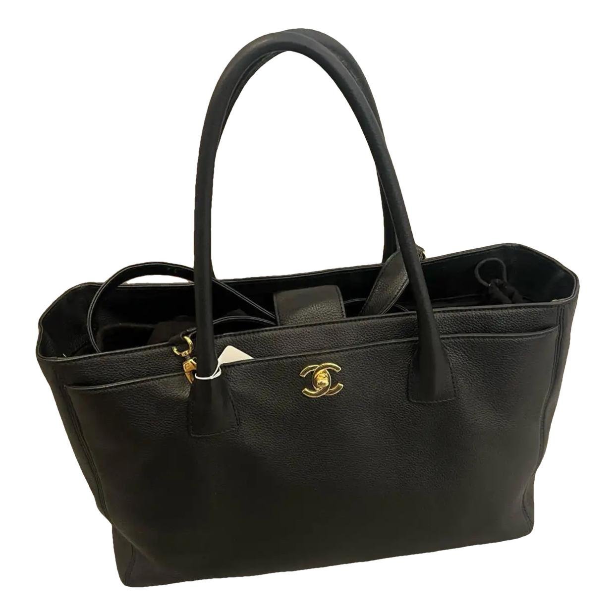 Executive leather tote