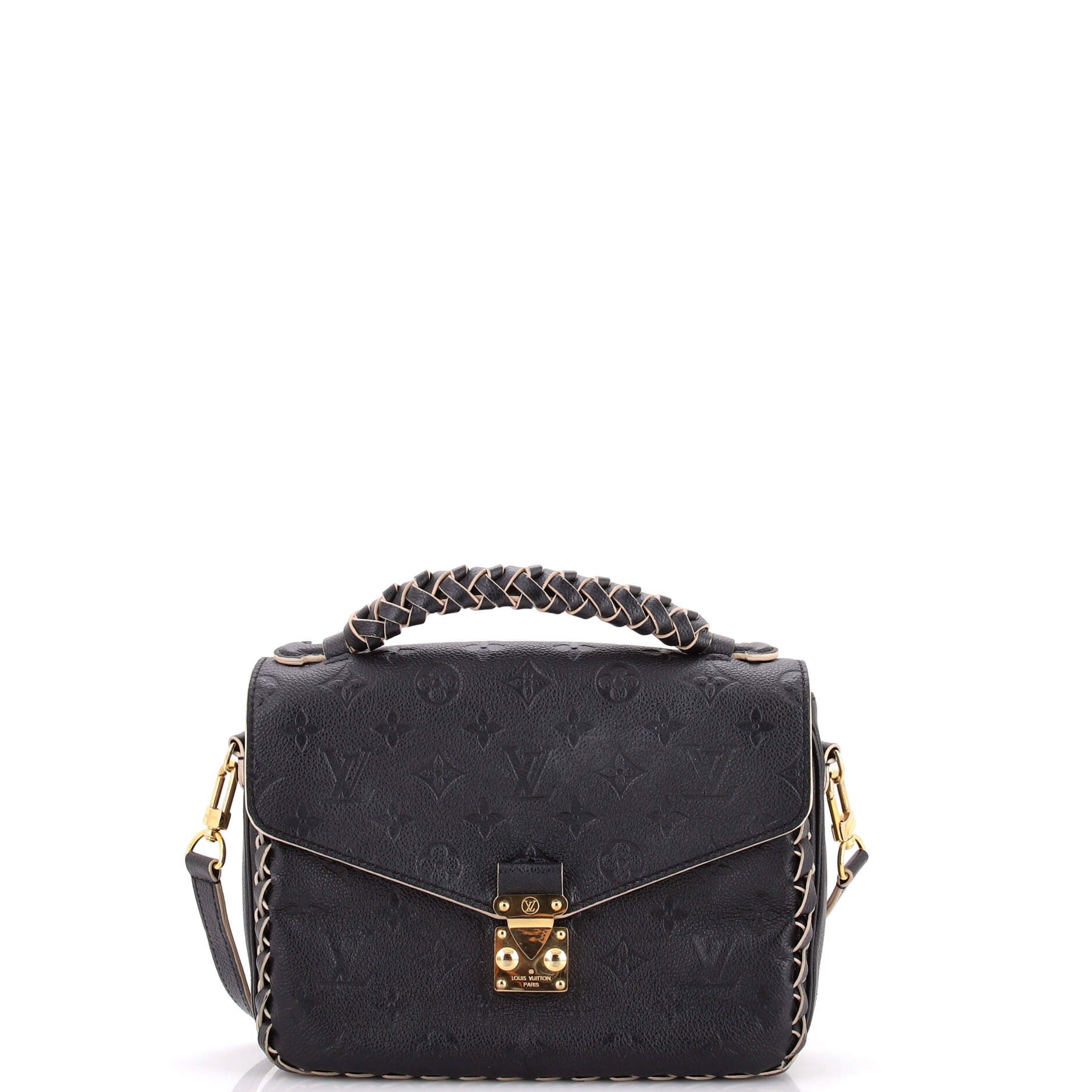 Braided Handle Pochette Metis Monogram Empreinte Leather