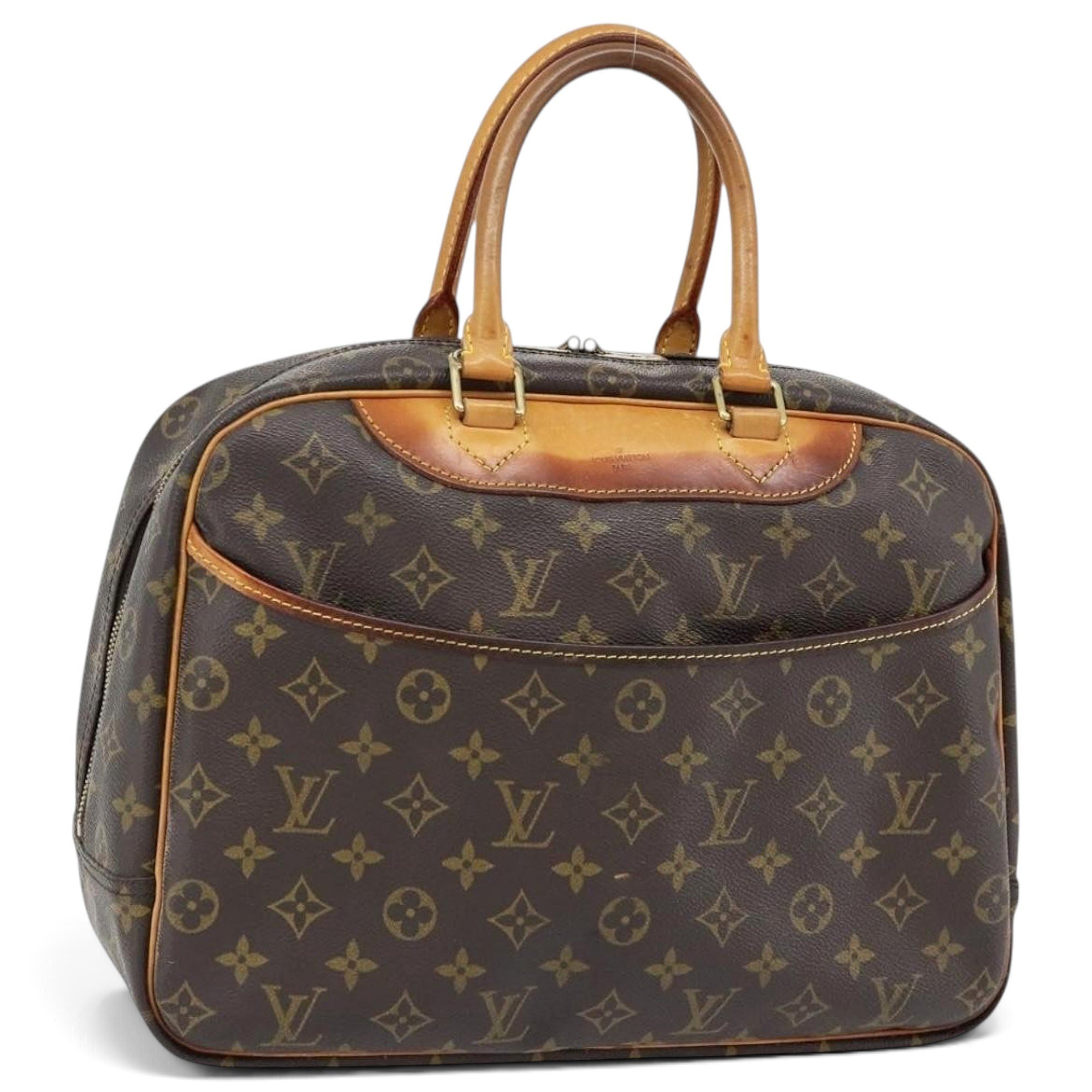 Louis Vuitton Deauville leather handbag