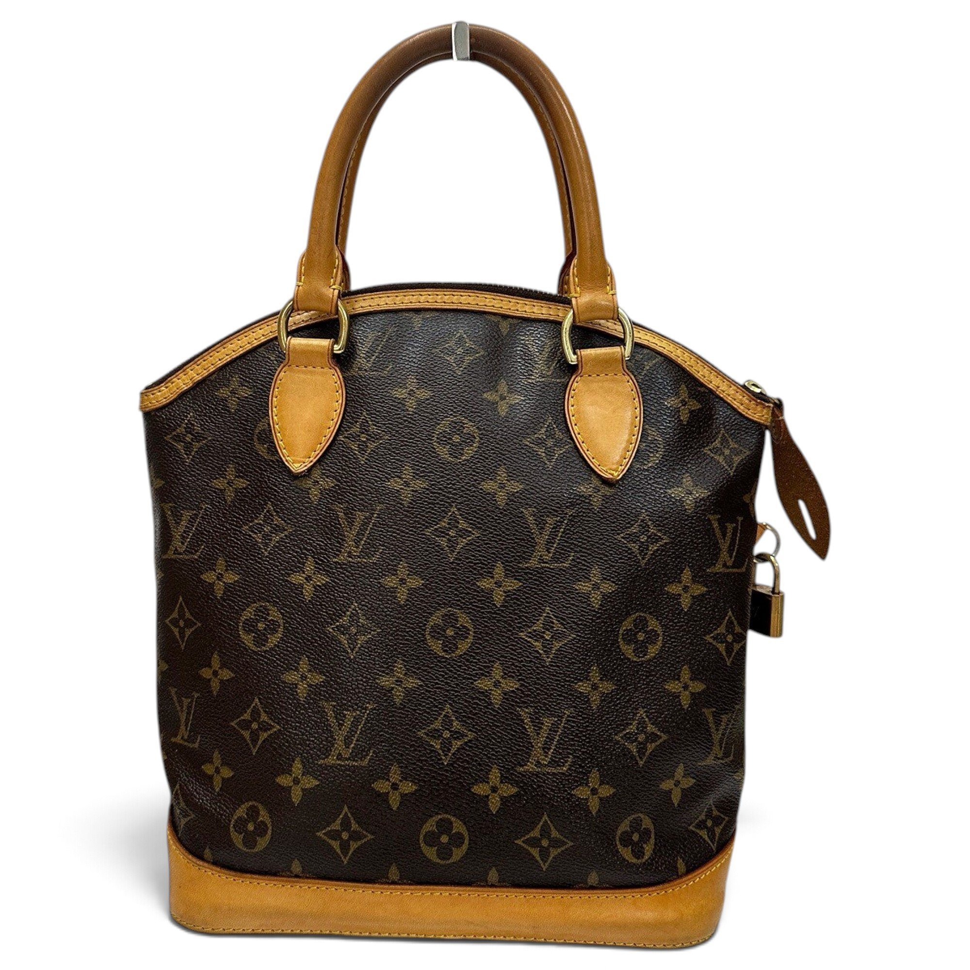 Lockit Vertical leather handbag