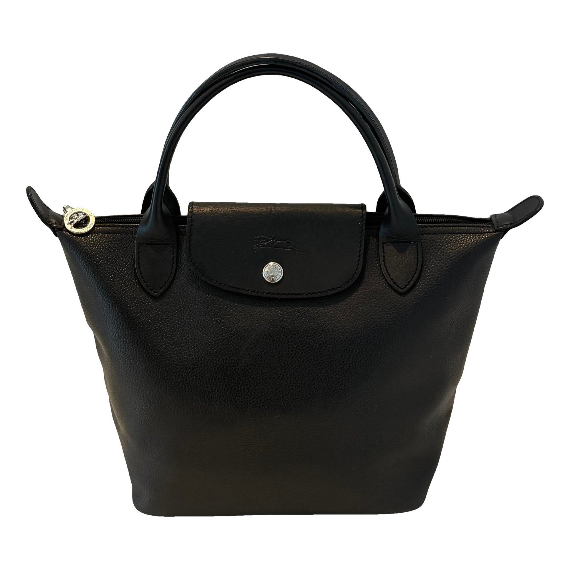 Pliage leather handbag