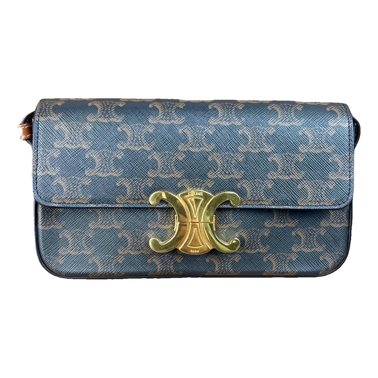 Triomphe Long vinyl handbag