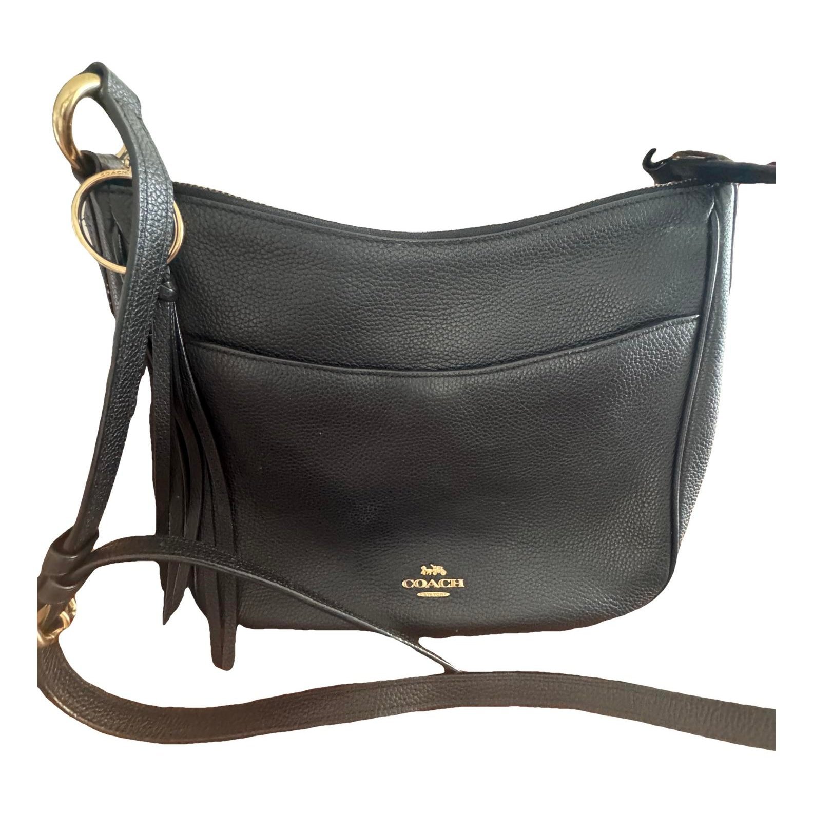 Leather crossbody bag