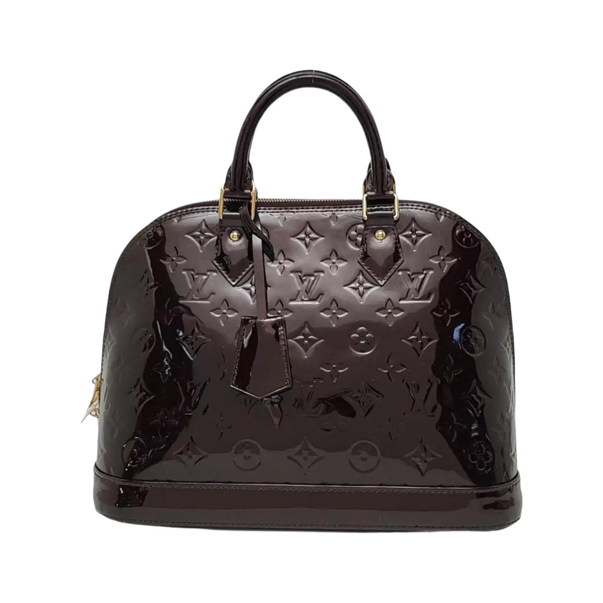 Alma patent leather handbag