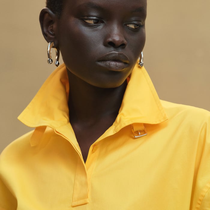 Jaune Mimosa Short Polo Dress