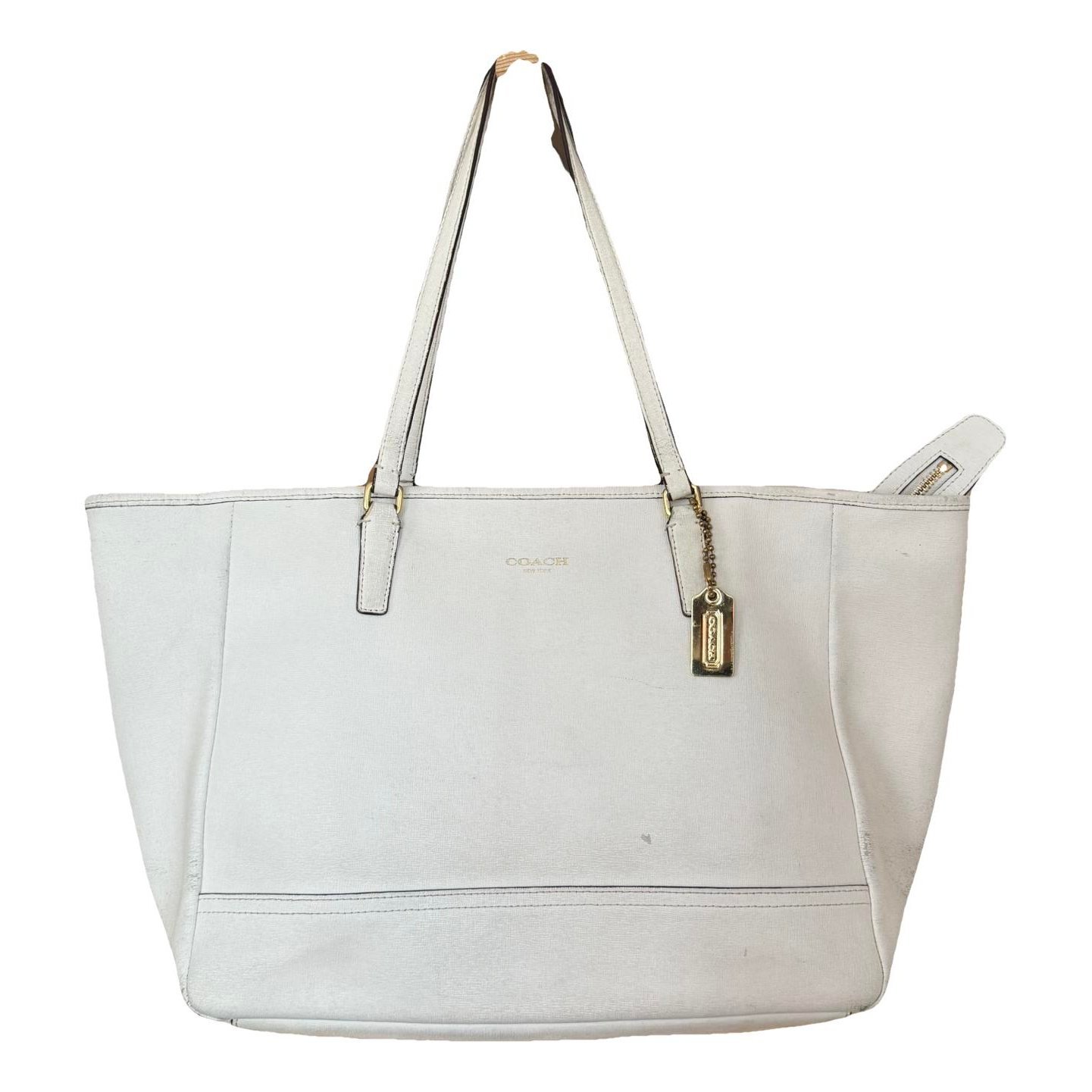 CITY ZIP TOTE leather tote