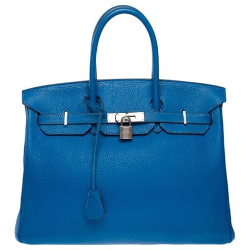 Birkin 35 leather handbag