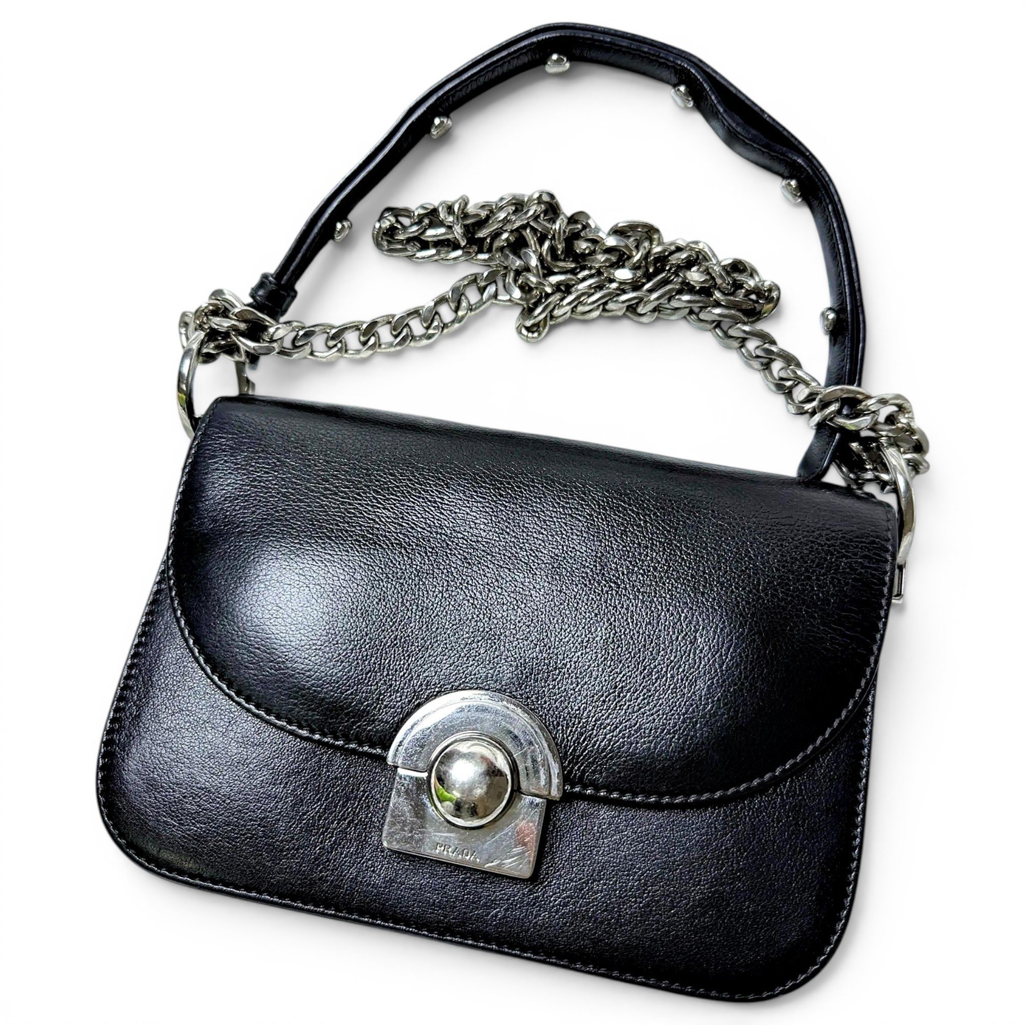 Leather handbag