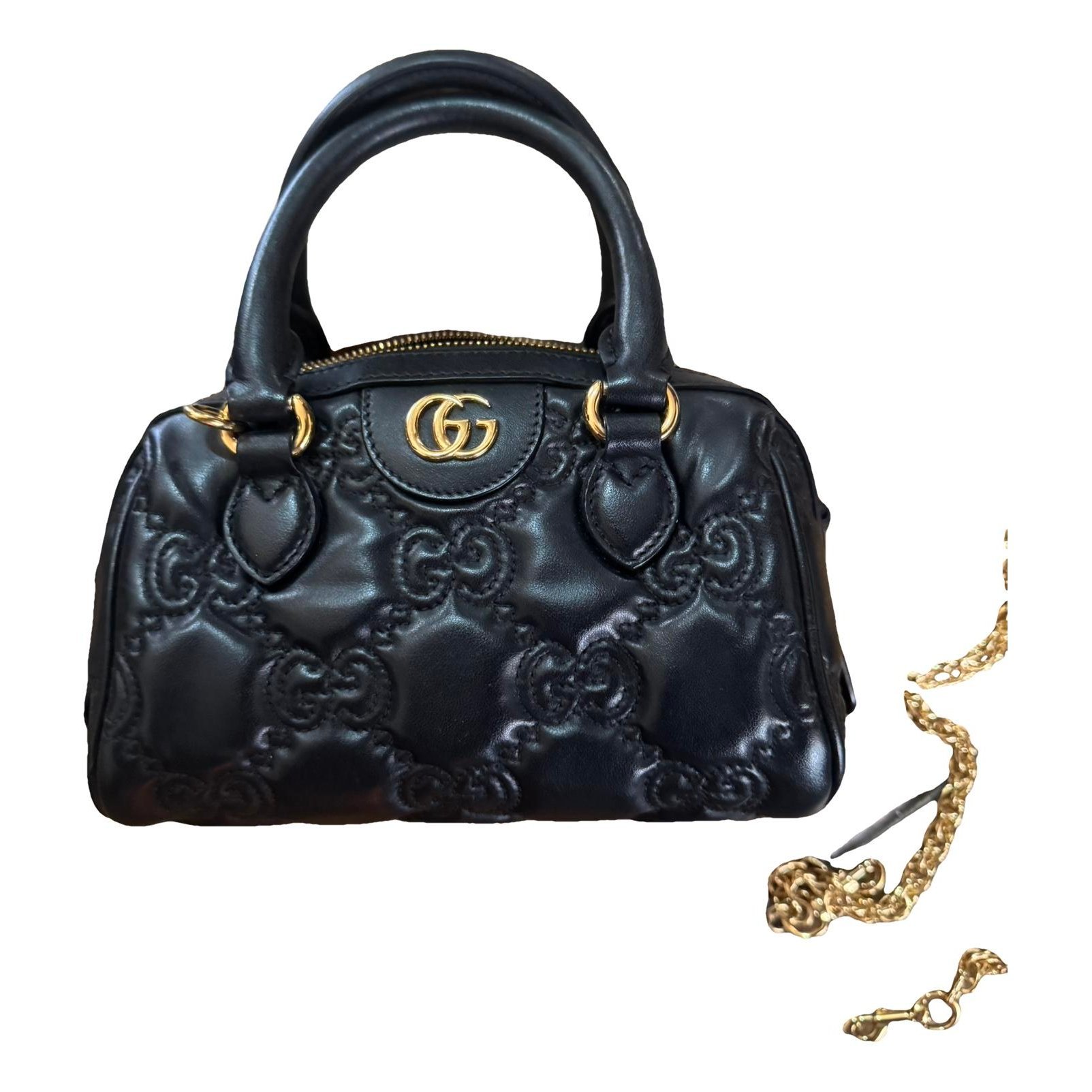 GG Marmont Chain Matelasse leather handbag