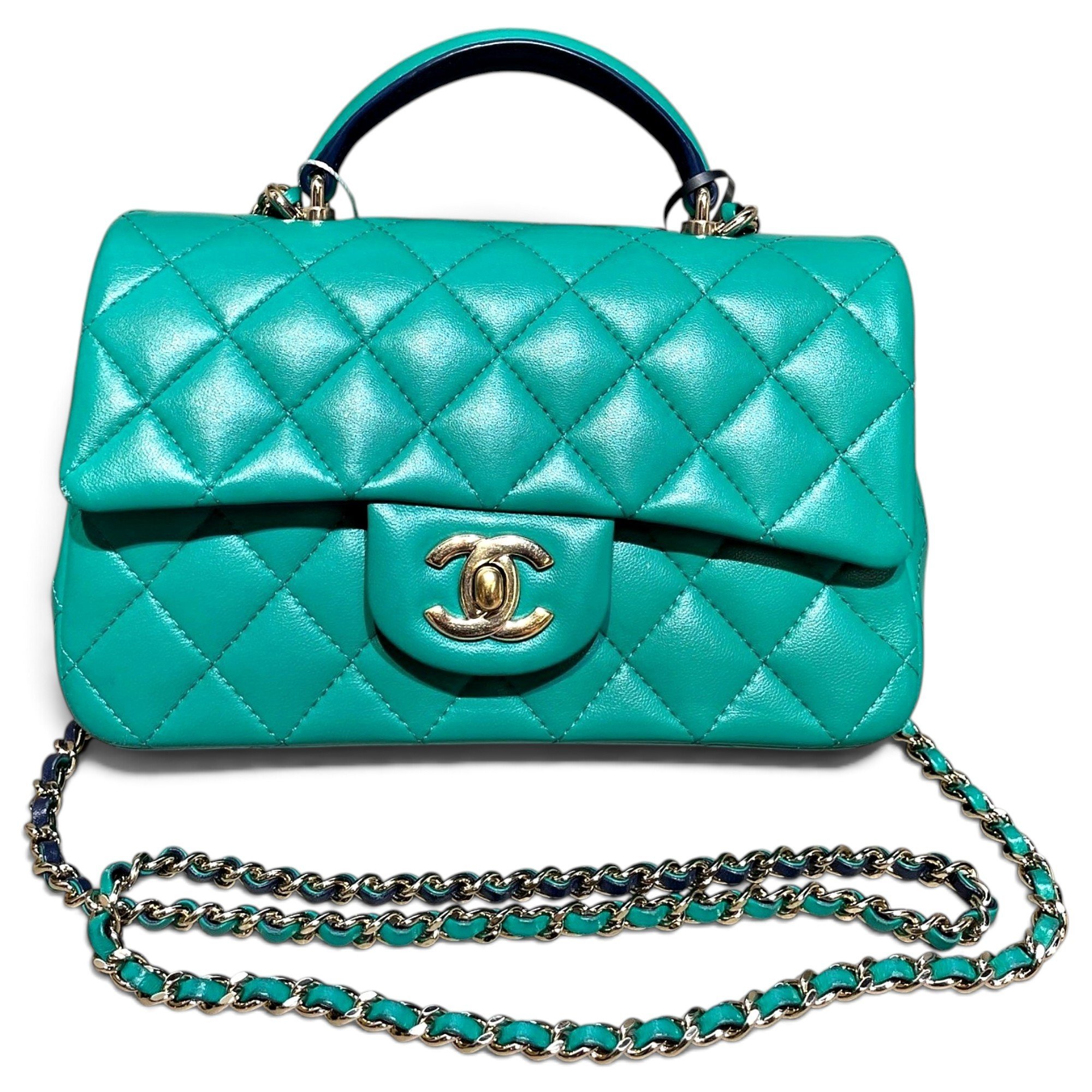 Timeless Classique Top Handle leather handbag