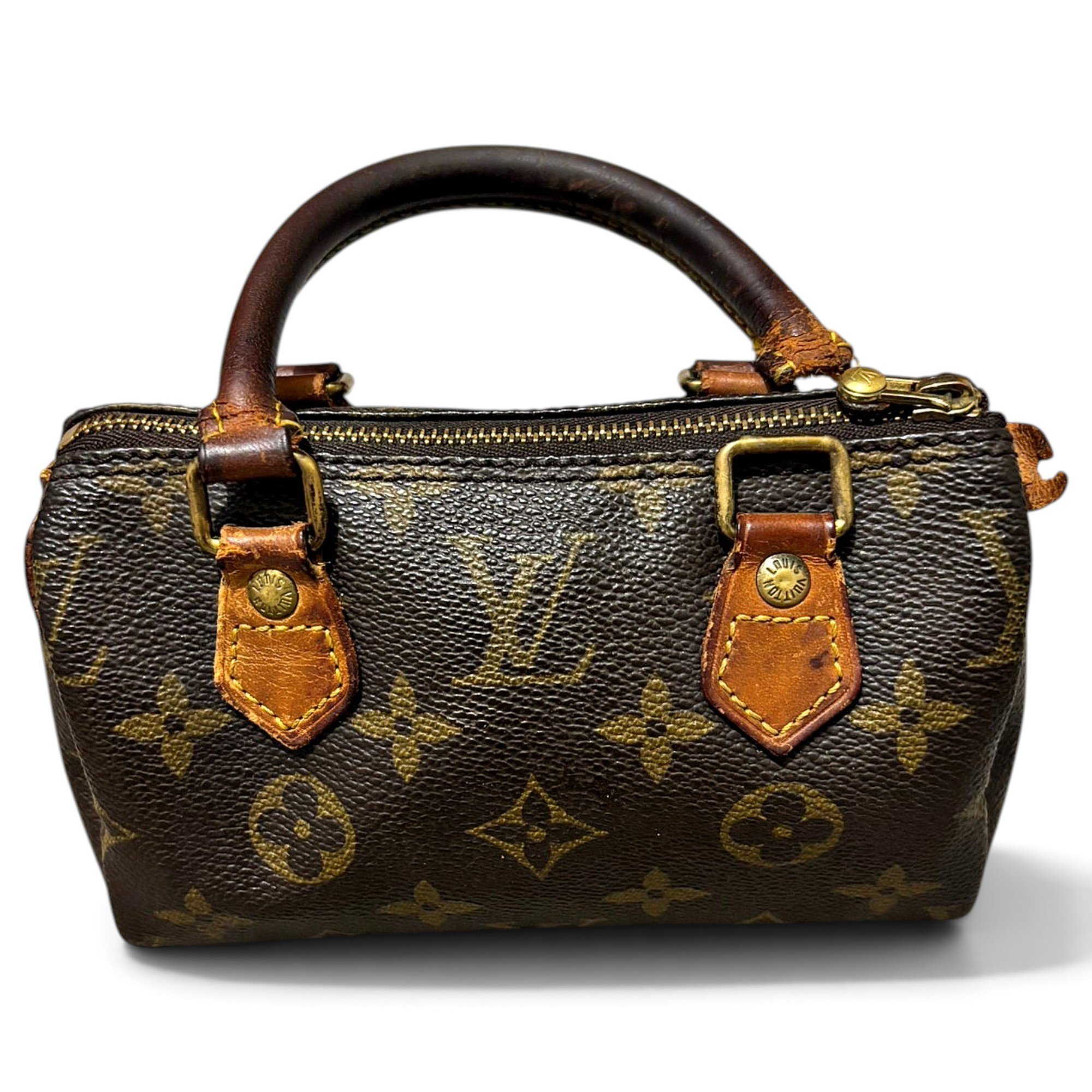 Nano Speedy / Mini HL leather handbag