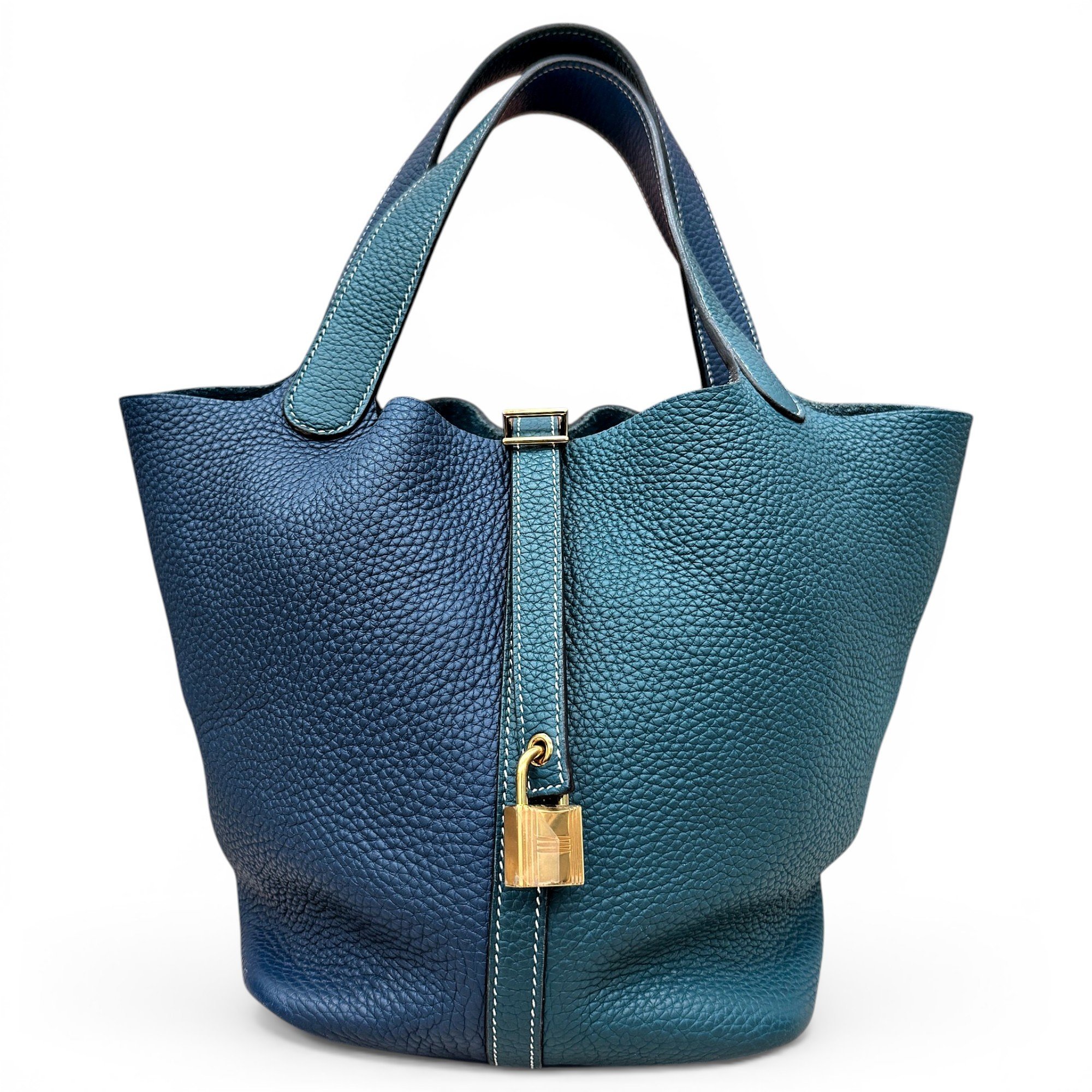 Picotin leather handbag