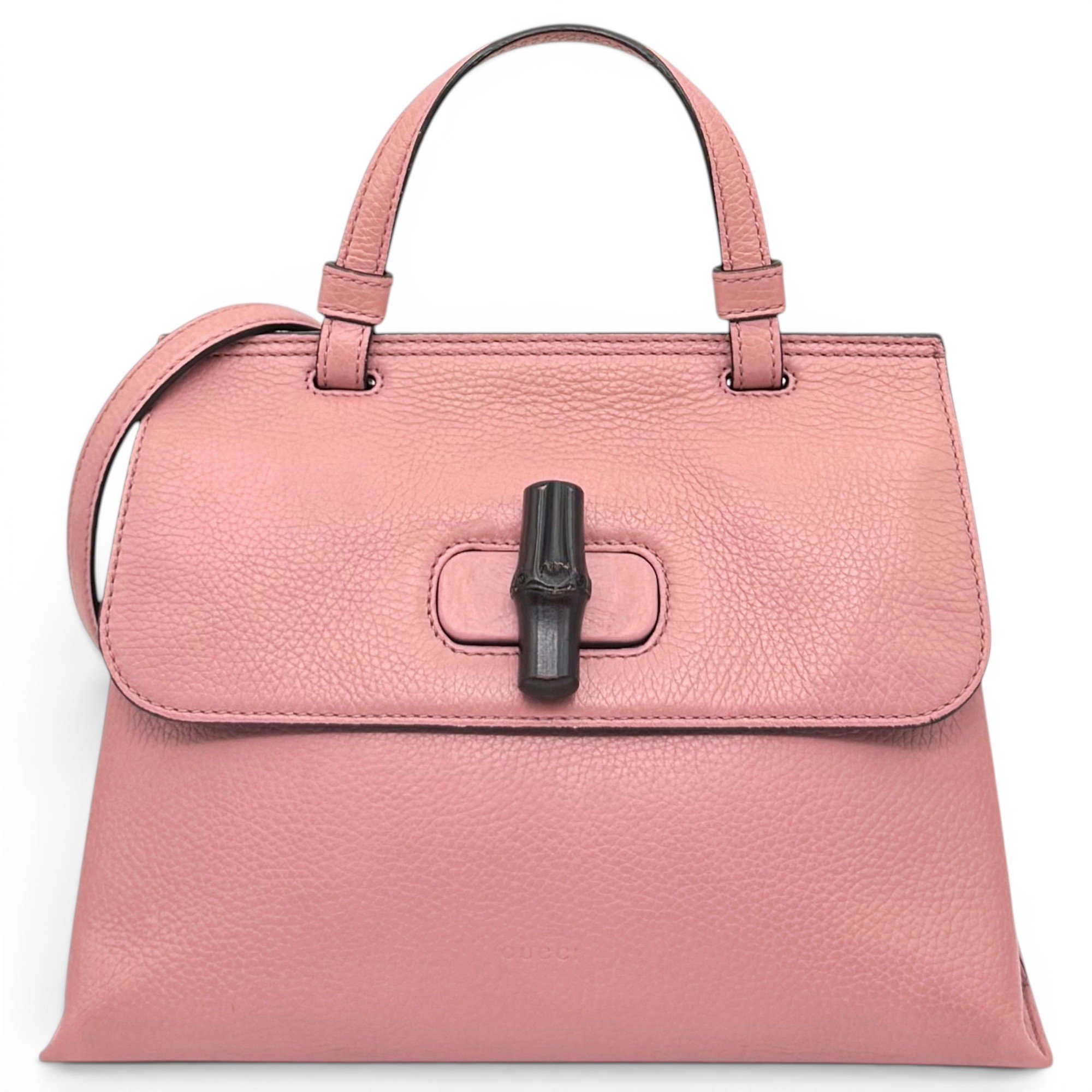 Bamboo Daily Top Handle pony-style calfskin handbag