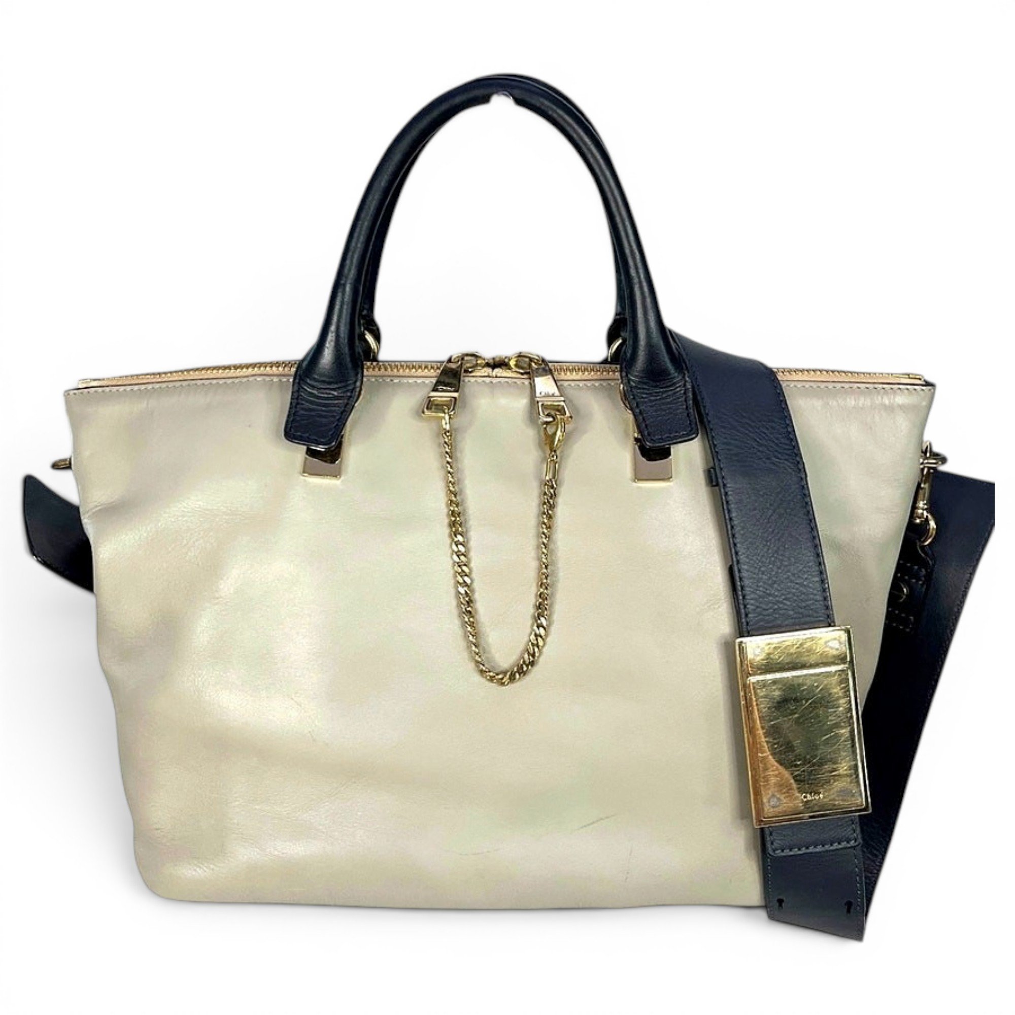 Leather satchel
