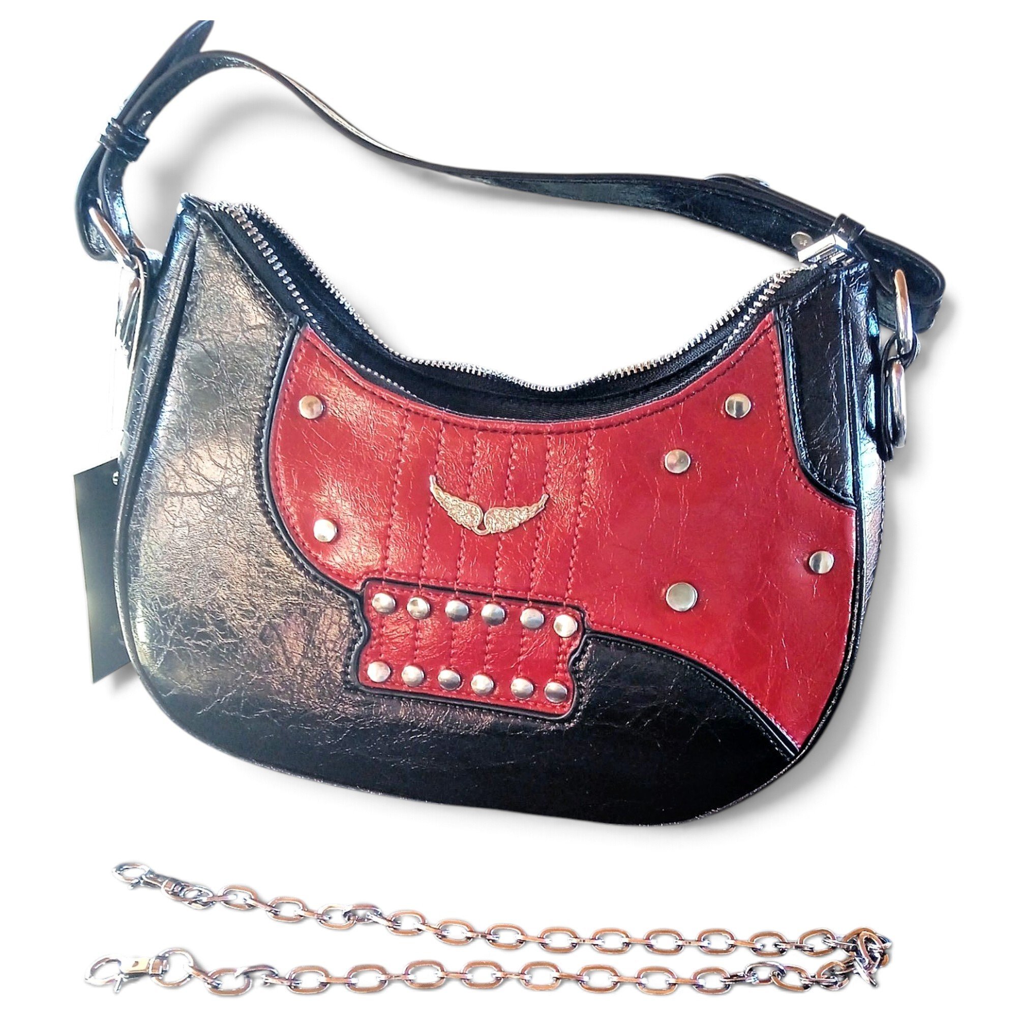 Leather handbag