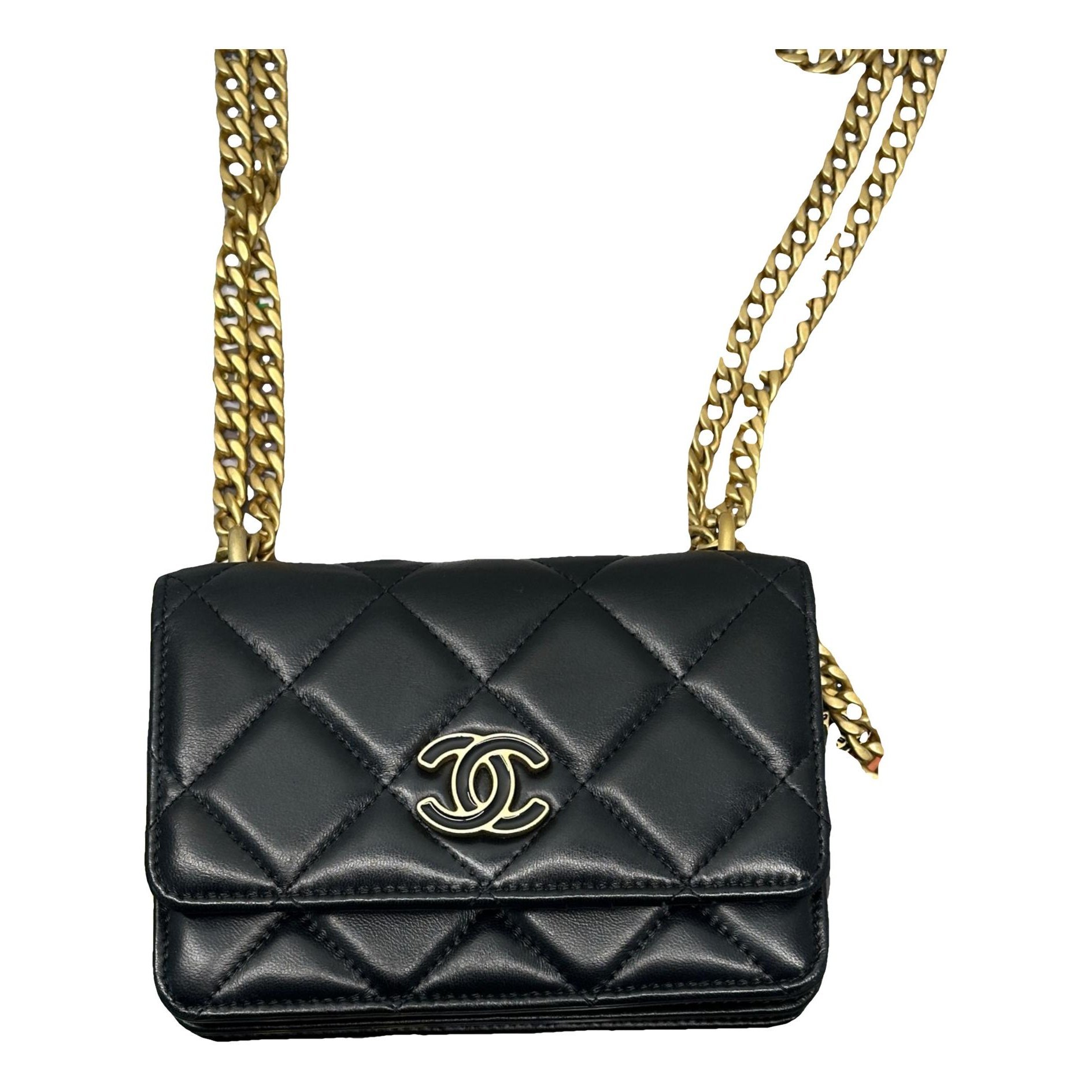 Wallet On Chain Timeless/Classique leather crossbody bag