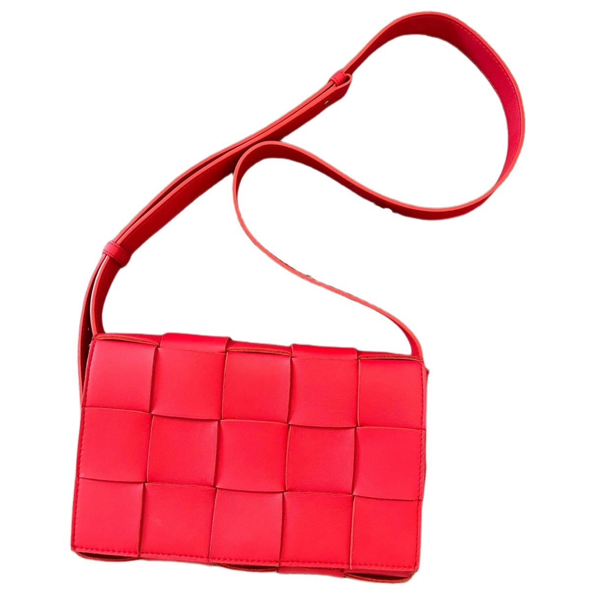Cassette leather crossbody bag
