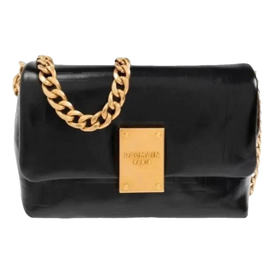Leather clutch bag
