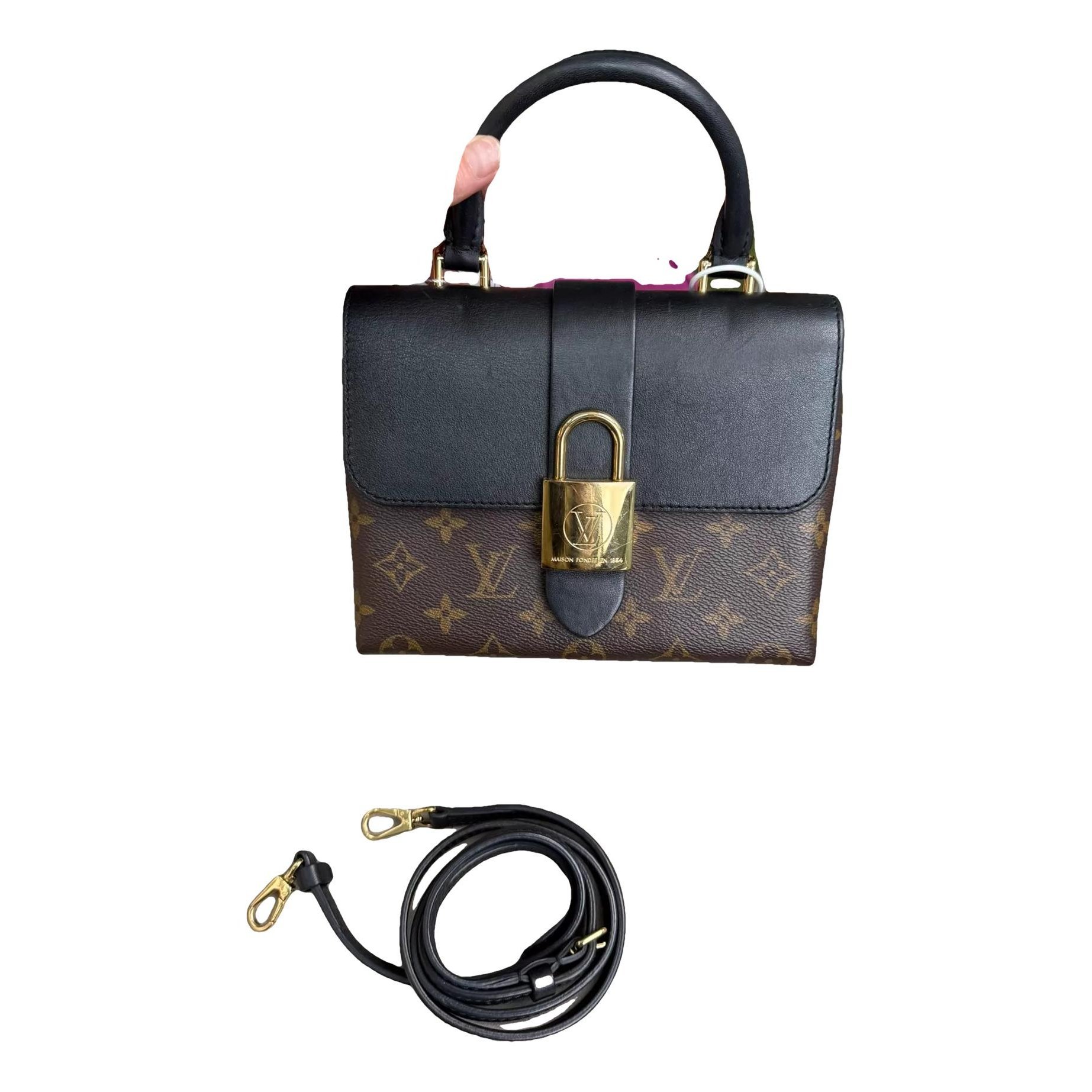 Locky BB leather handbag