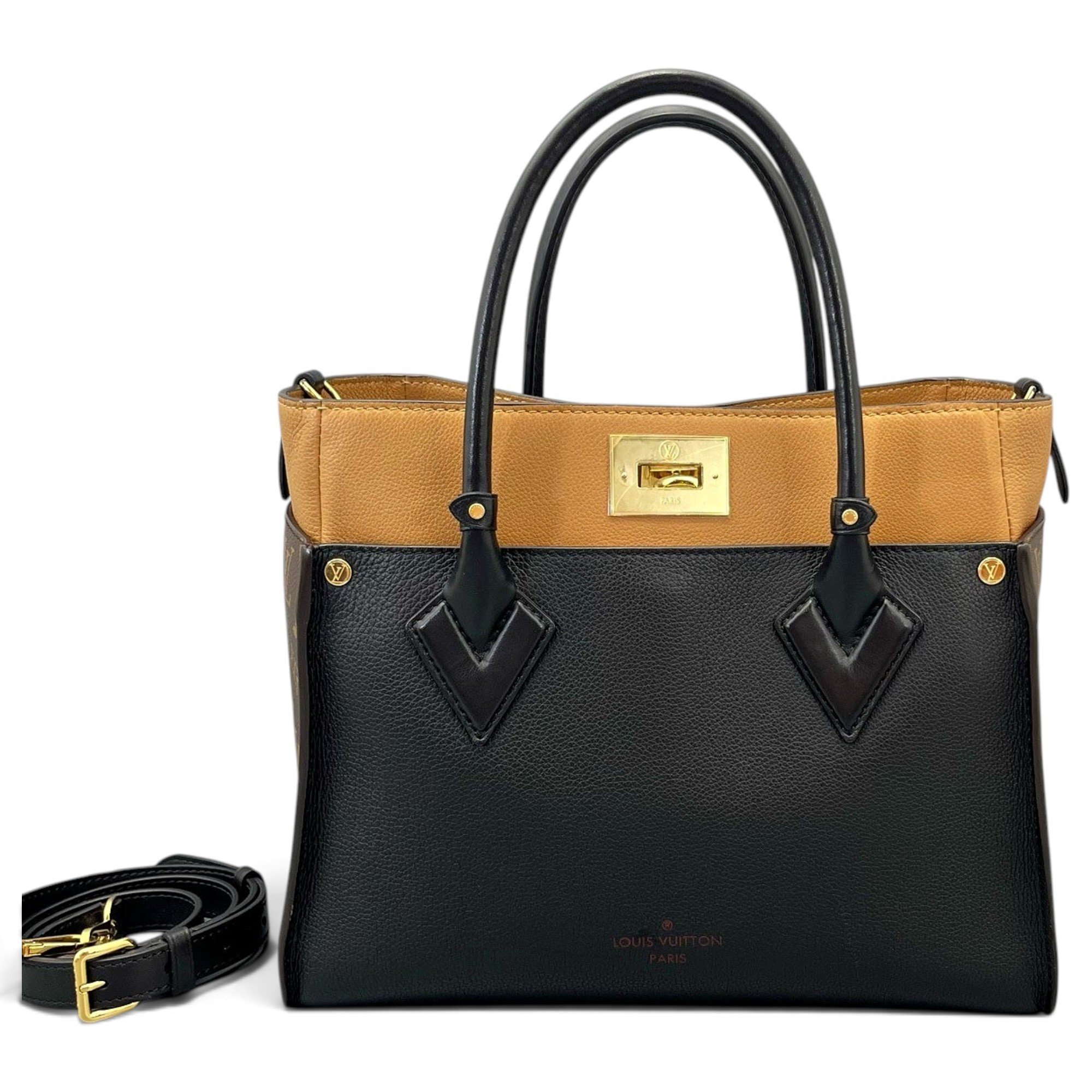 On My Side leather tote