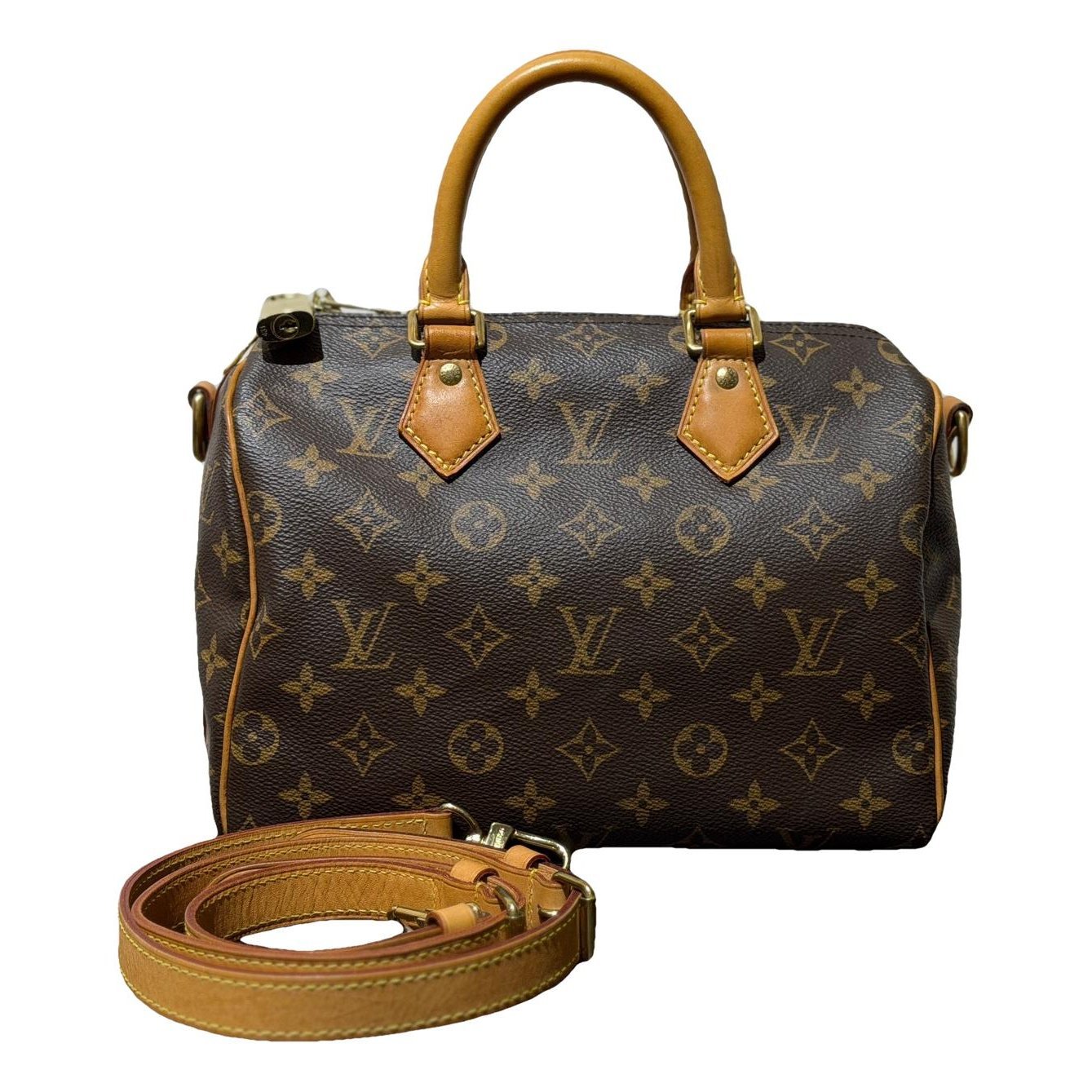 Speedy leather handbag