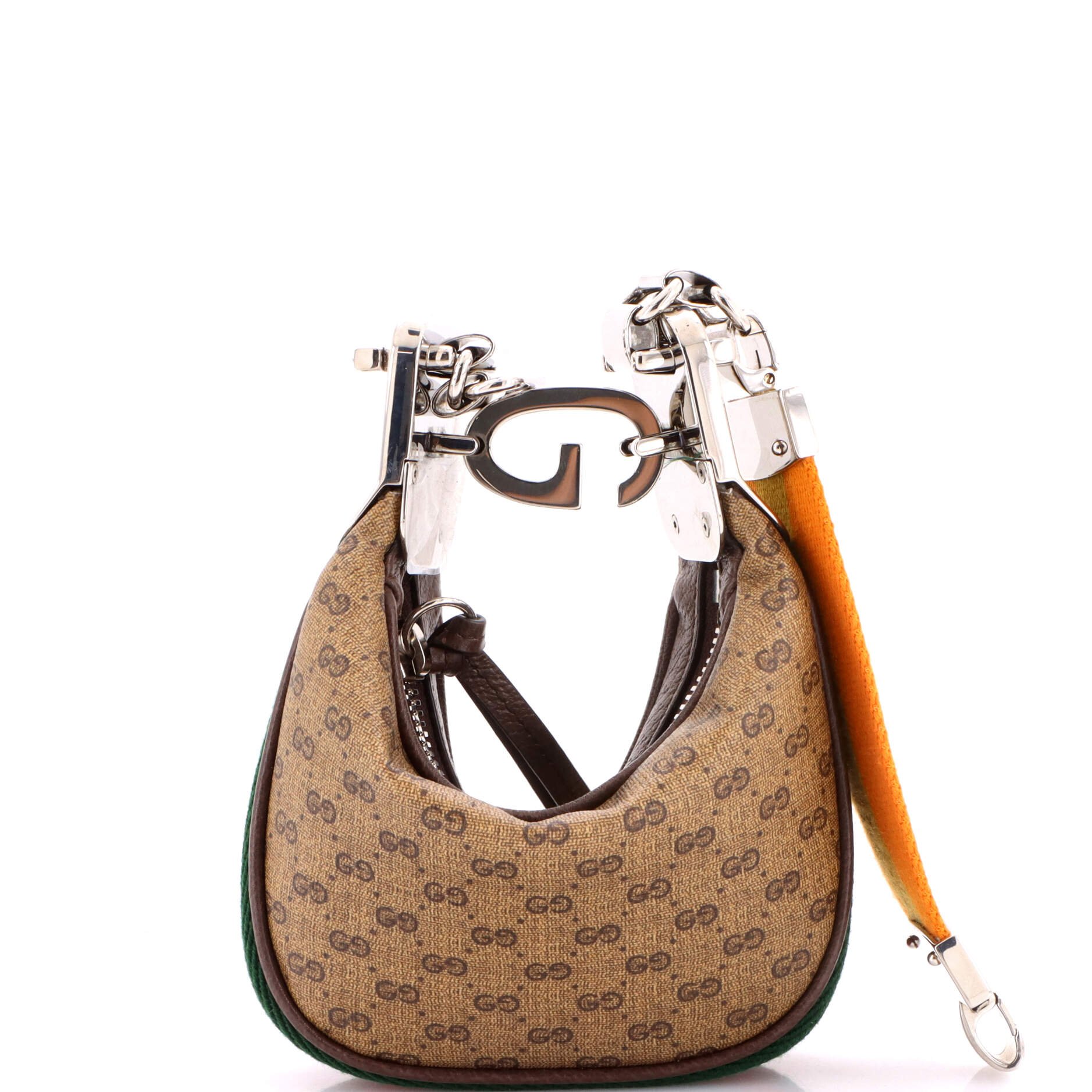 Attache Shoulder Bag Micro GG Coated Canvas Mini