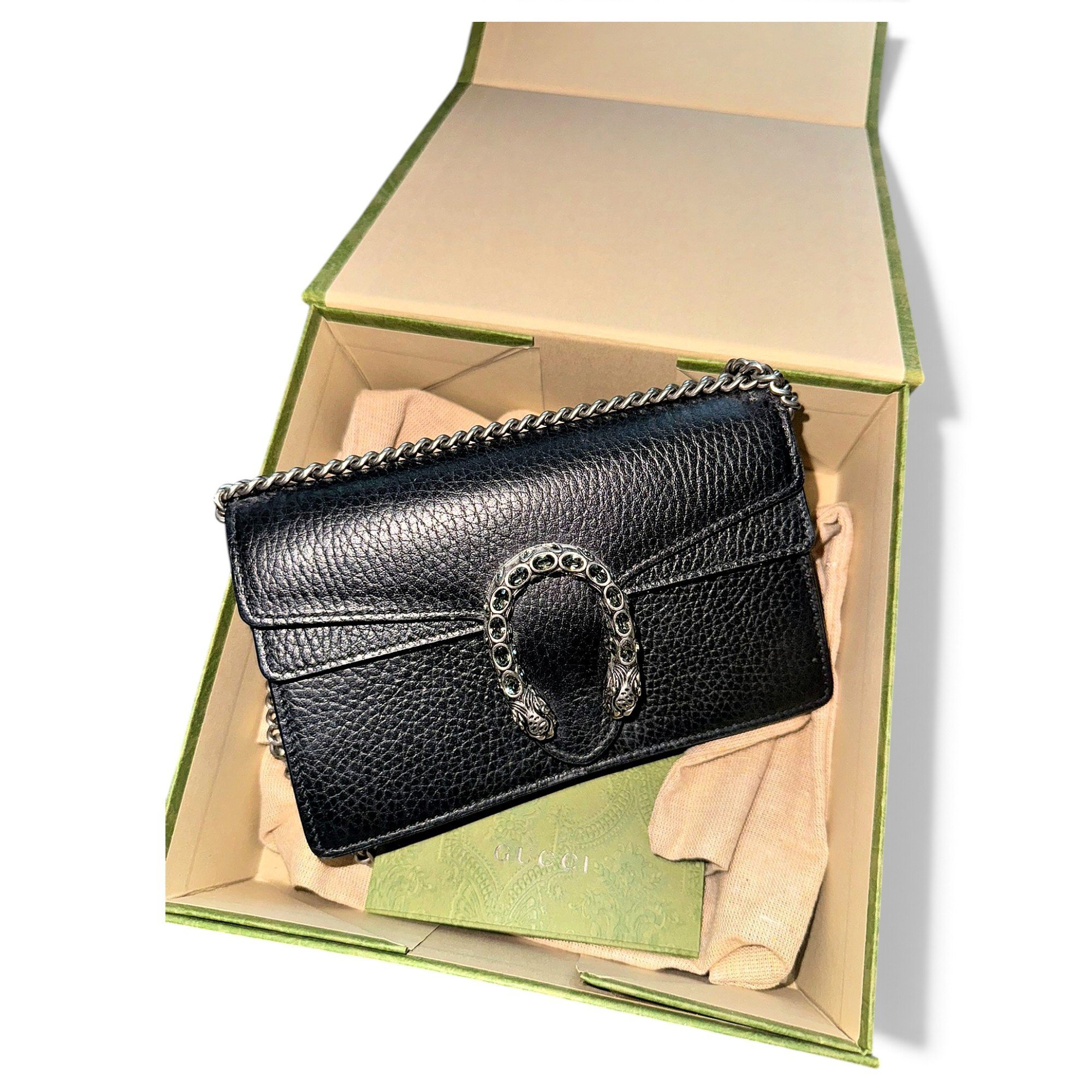 Dionysus Super Mini leather crossbody bag