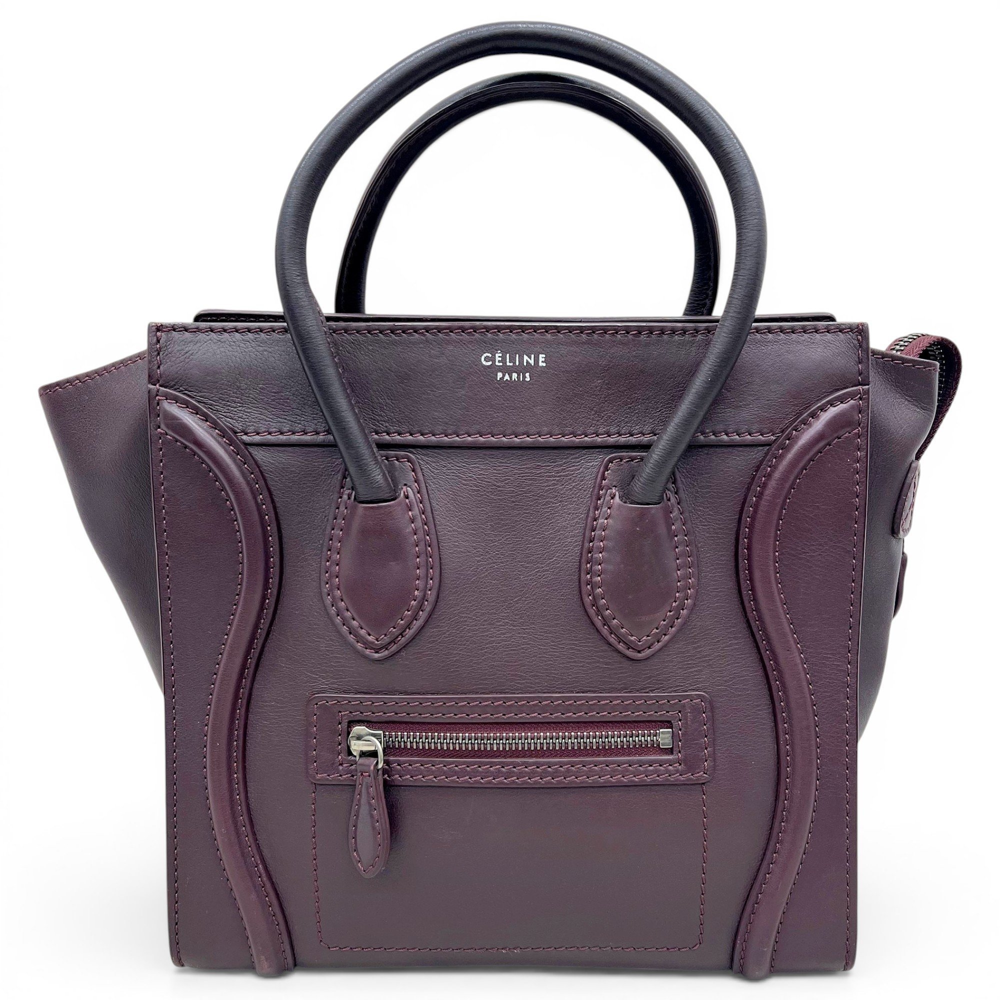 Luggage leather handbag