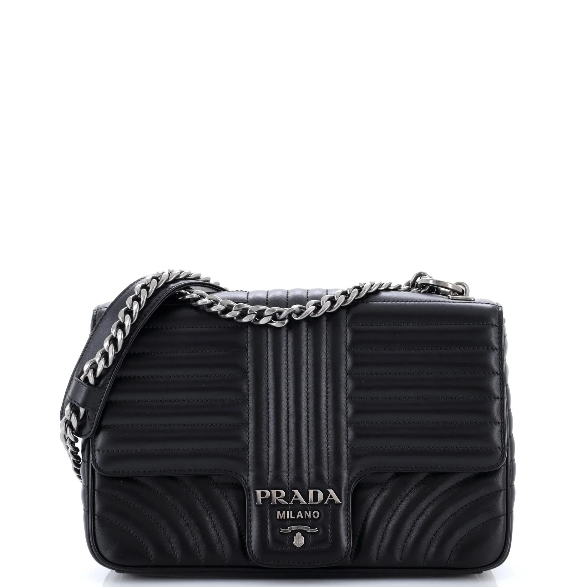 Diagramme leather handbag