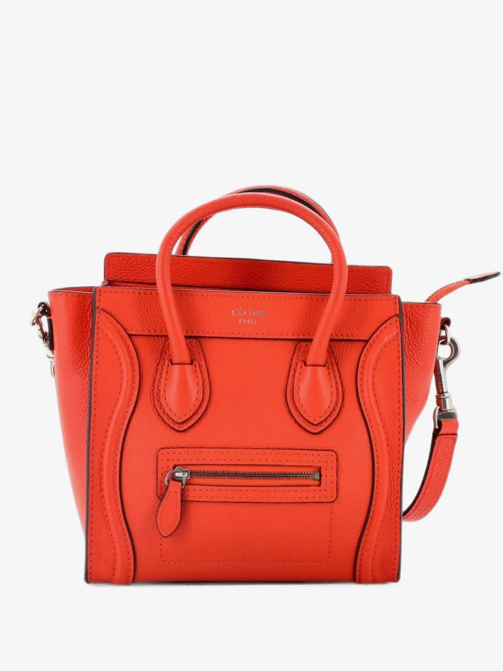 Luggage Bag Grainy Leather Nano crossbody bag