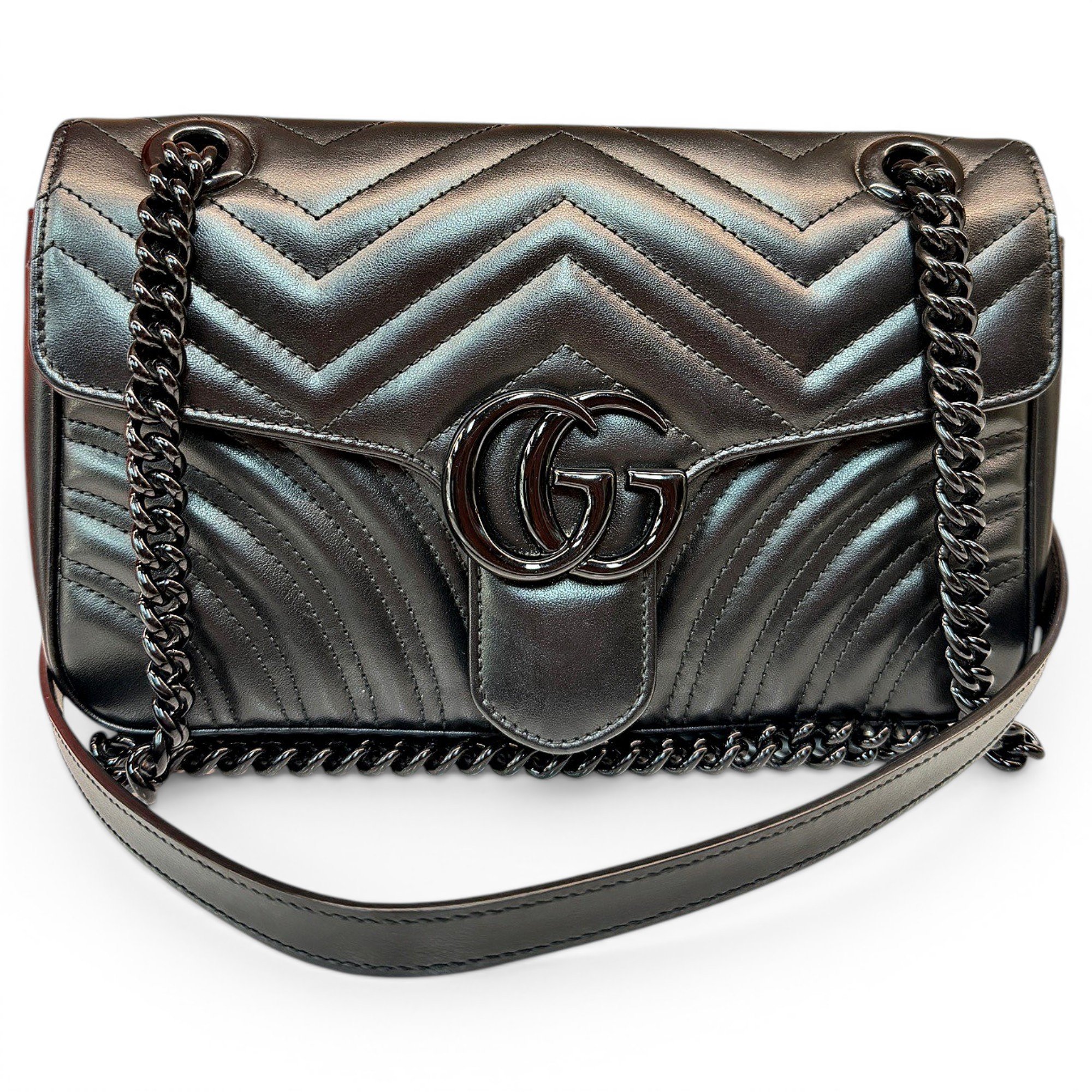 GG Marmont Flap leather handbag