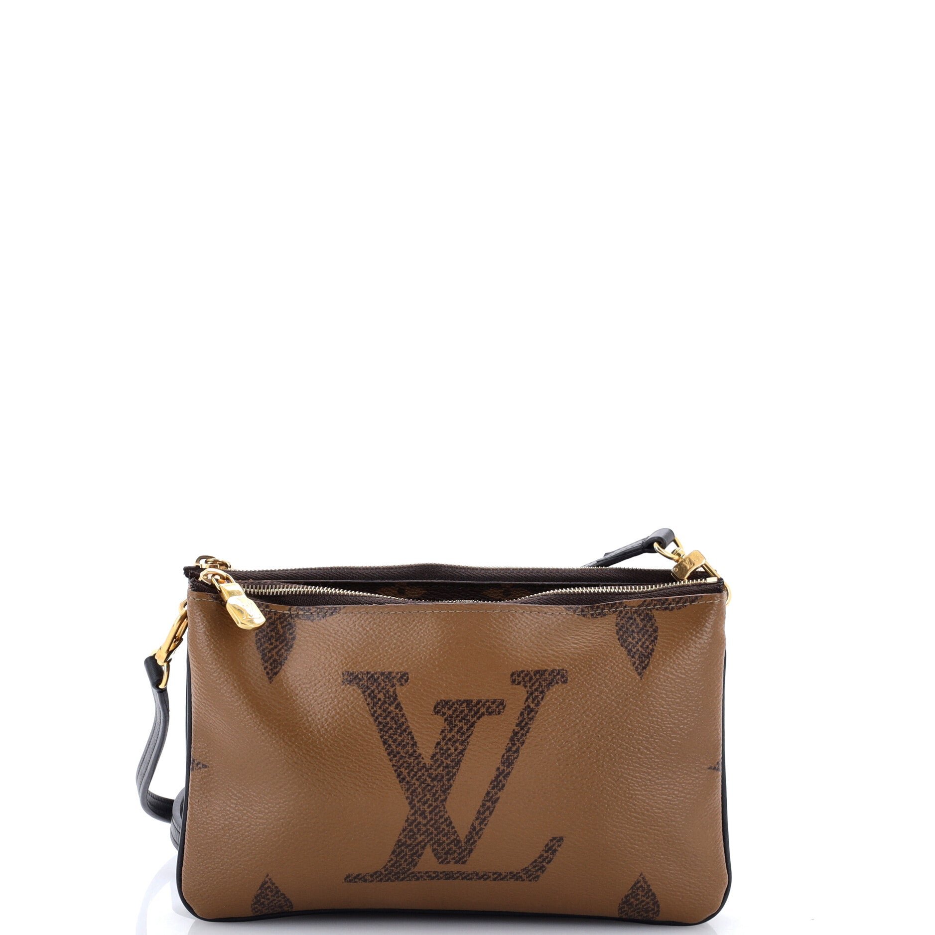 Double Zip Pochette Reverse Monogram Giant