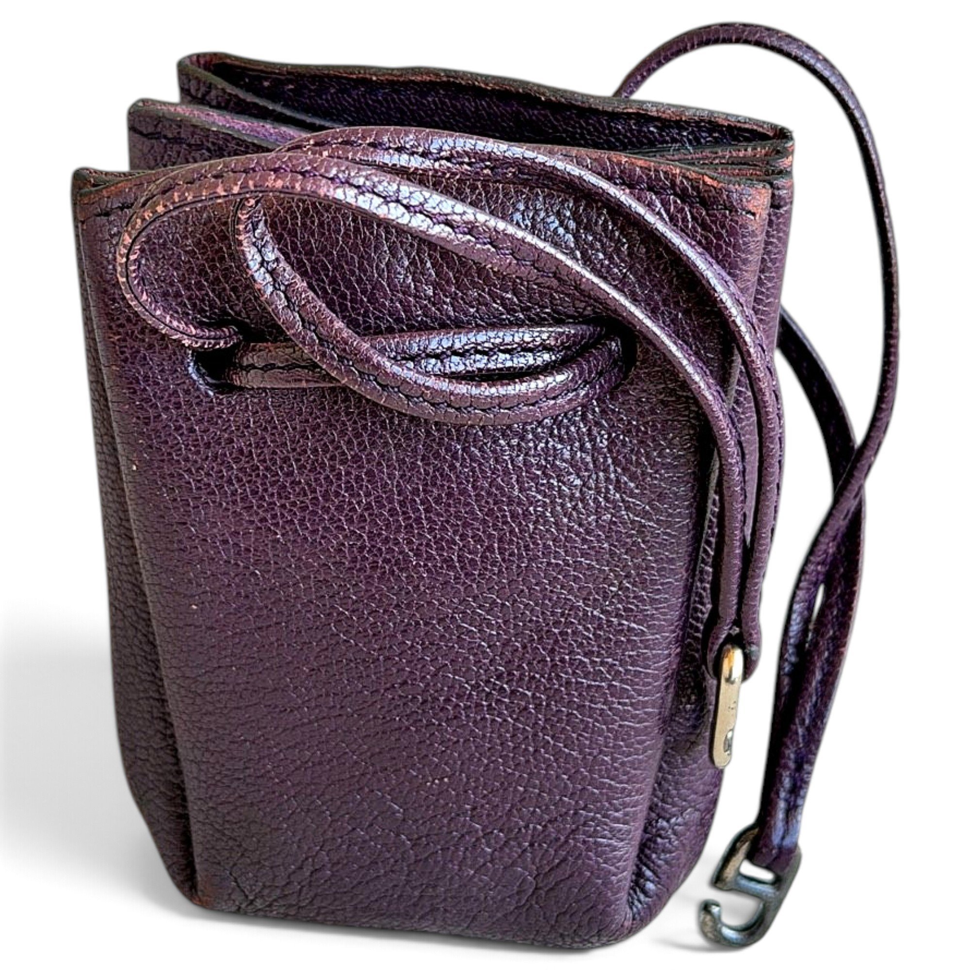 Leather mini bag