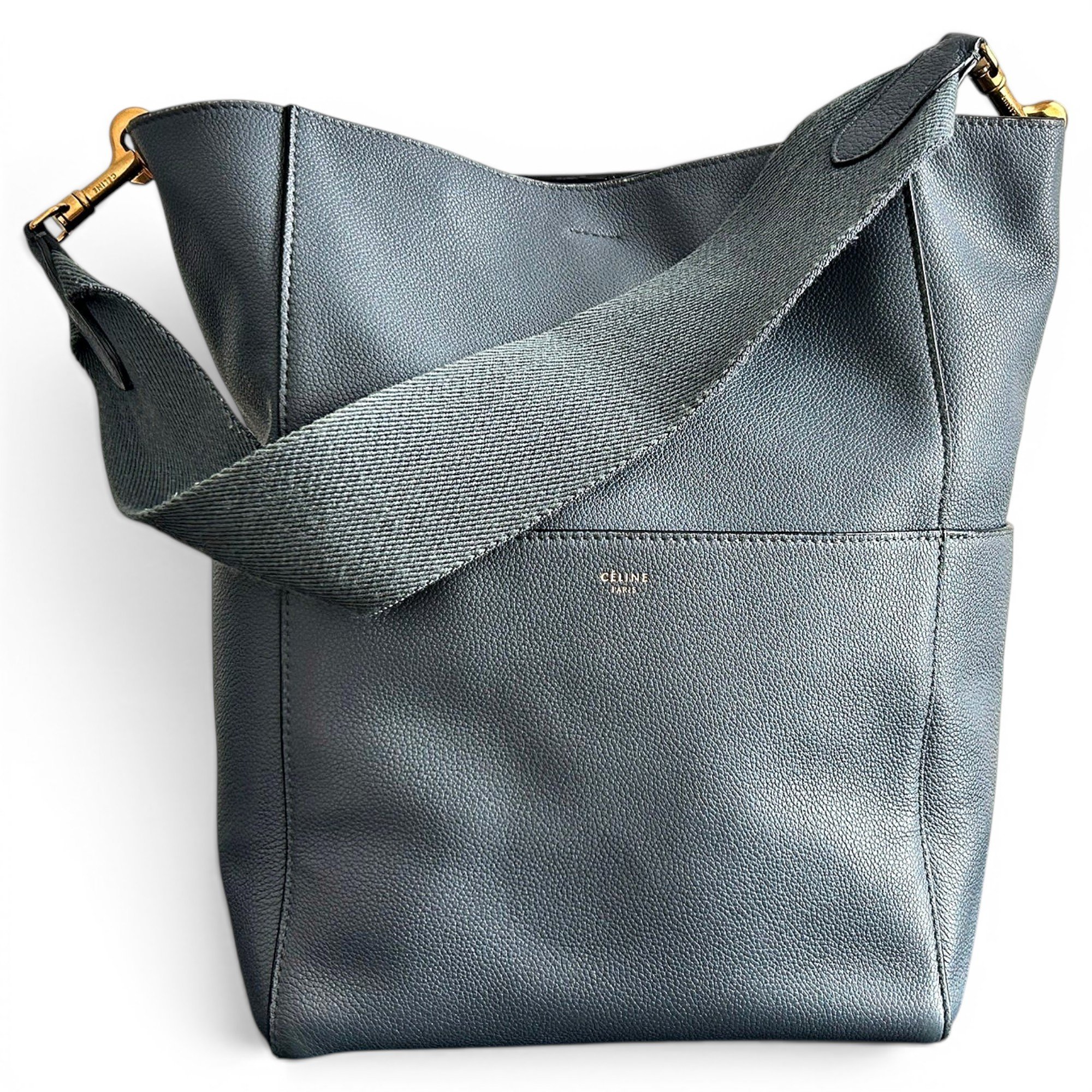 Seau Sangle leather tote