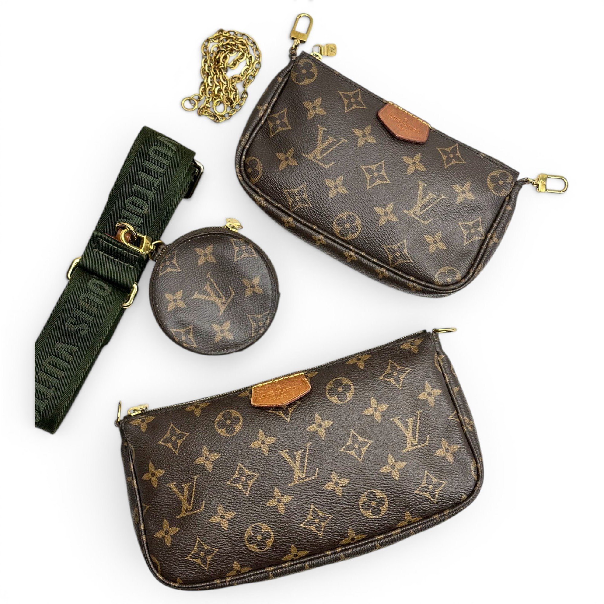 Multi Pochette Accessoires leather handbag